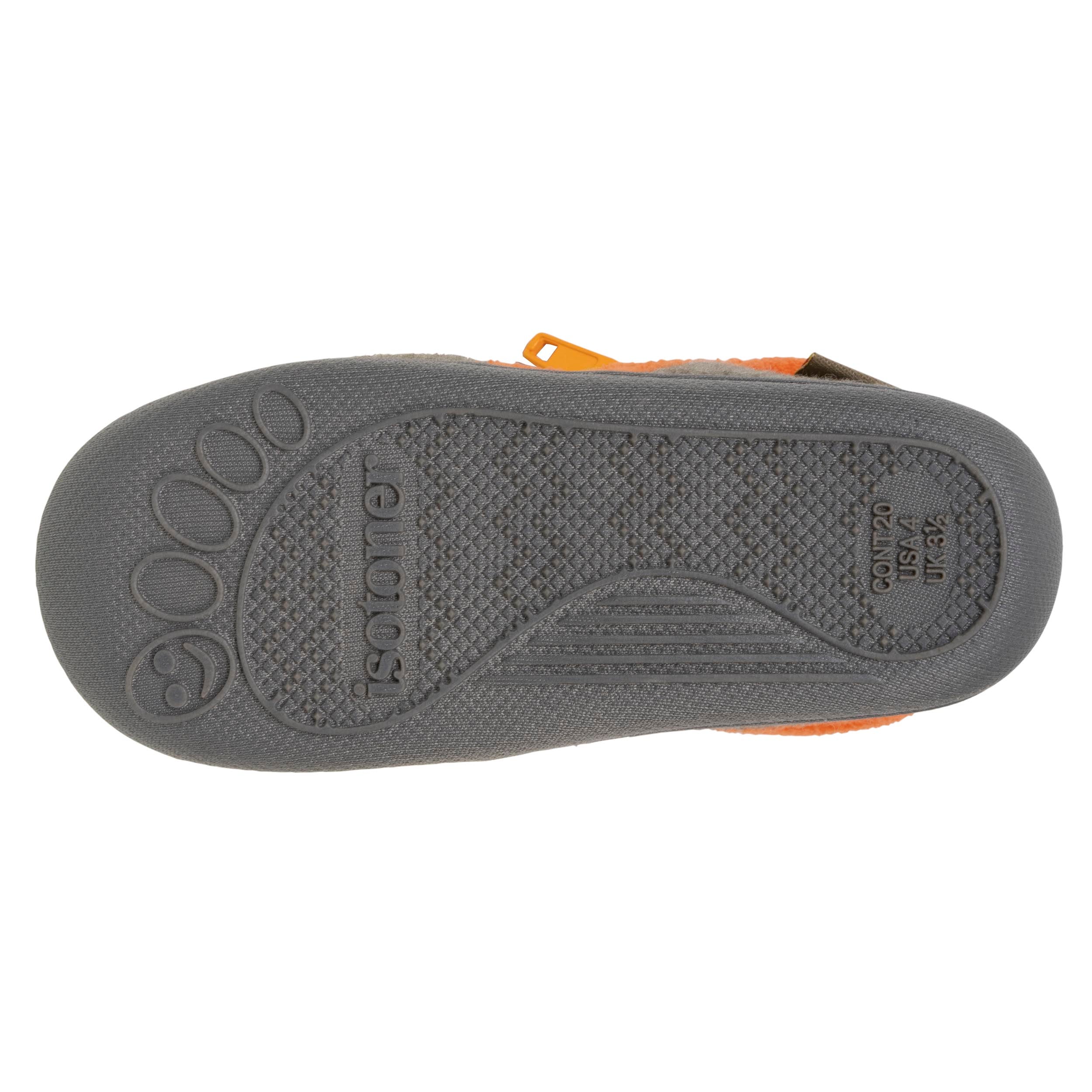 isotoner-chaussons-bottillons-zip-b-b-kaki-chin image 4