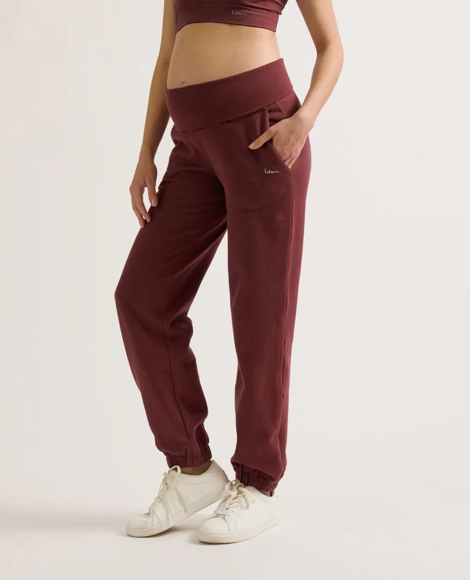 cache-c-ur-woma-jogger-de-sport-et-de-grossesse-prune image 1