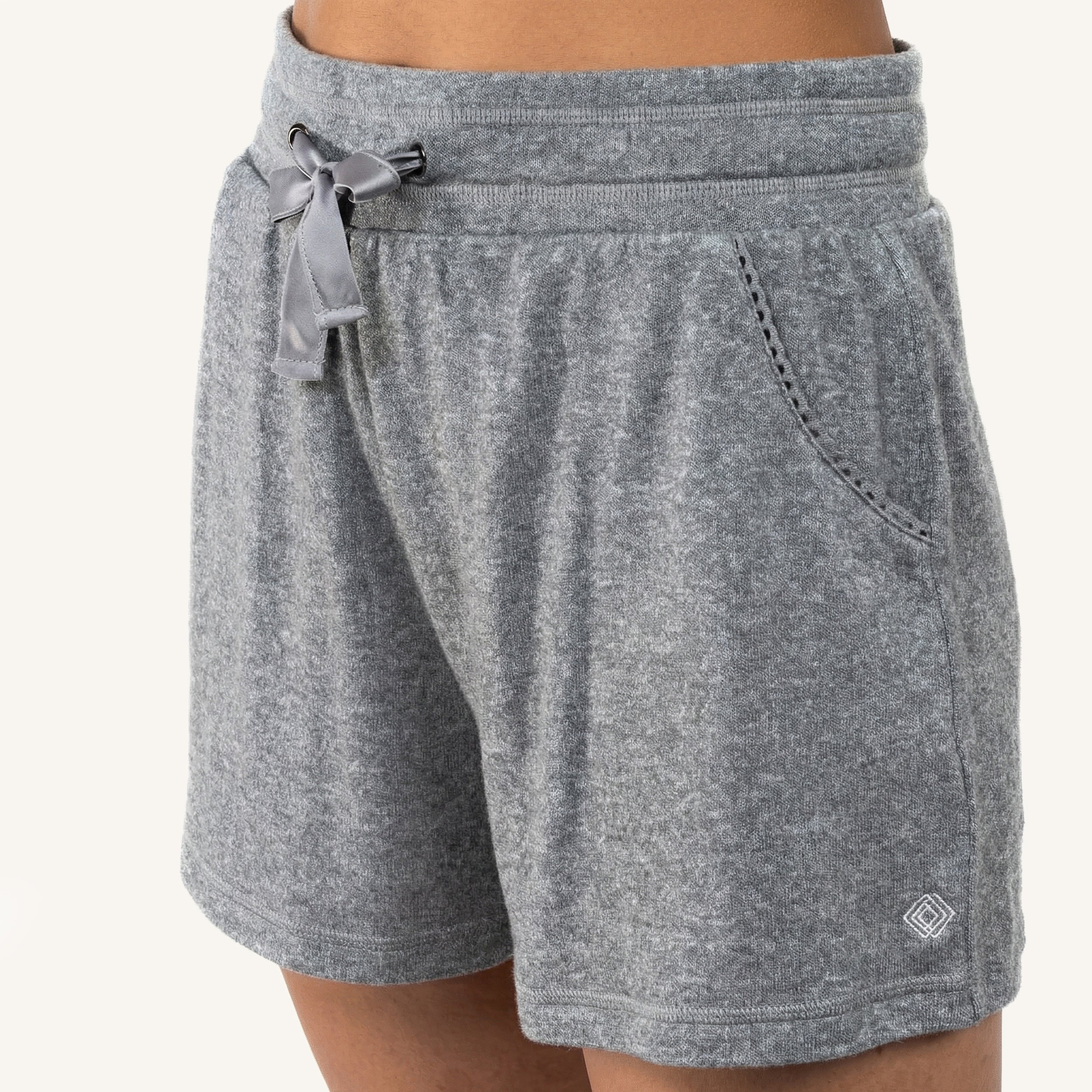 isotoner-short-femme-gris-viscose-ecovero-nuit image 1