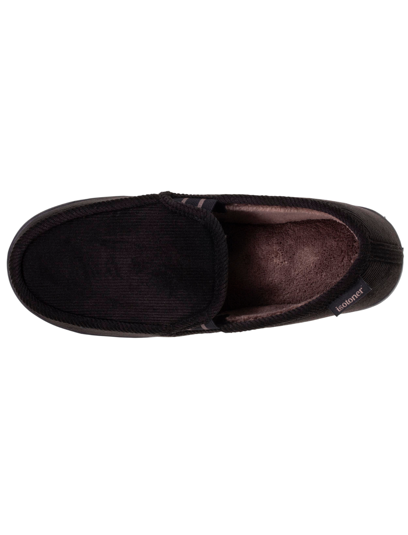 isotoner-mocassins-chaussons-homme-noir-confort-nuage image 7