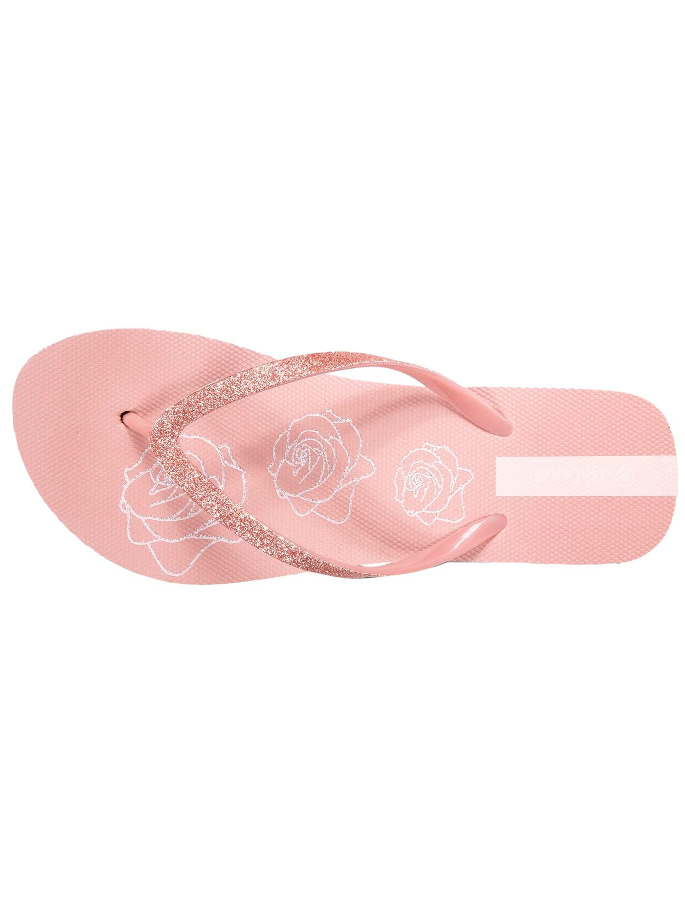 isotoner-tongs-femme-imprim-floral-talon-4cm-rose image 7