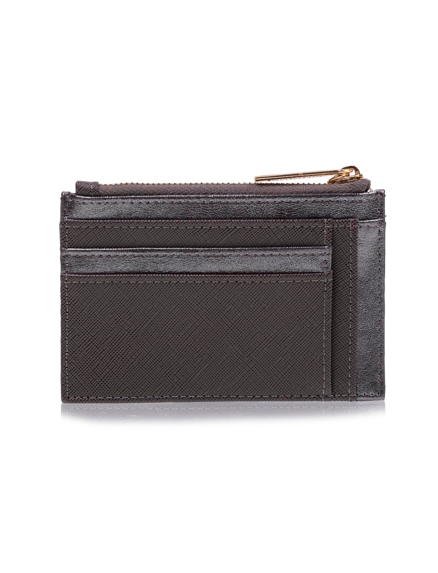 isotoner-porte-cartes-femme-zipp-gris image 7