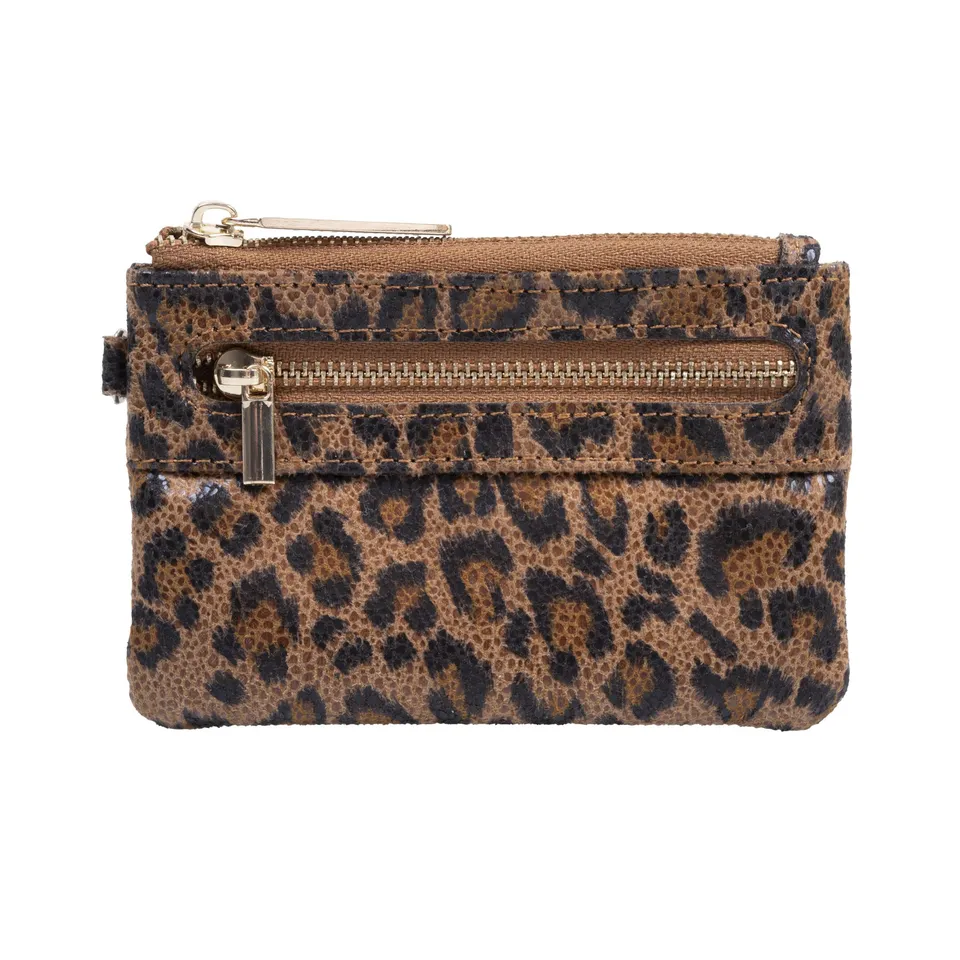 isotoner-porte-monnaie-femme-zipp-l-opard-anti-rfid-compact image 1