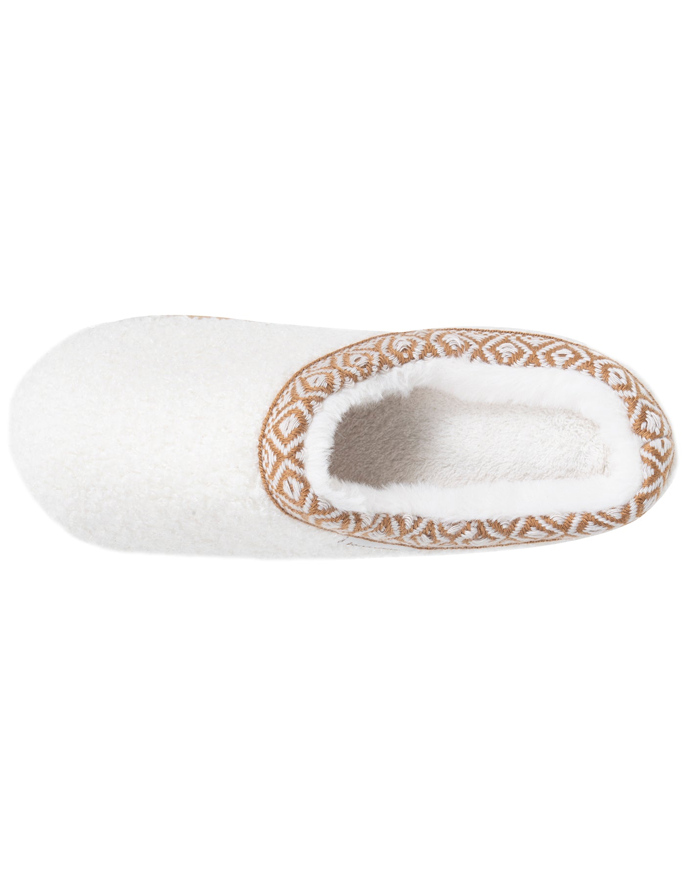 isotoner-chaussons-mules-plateforme-femme-ivoire-liser image 7
