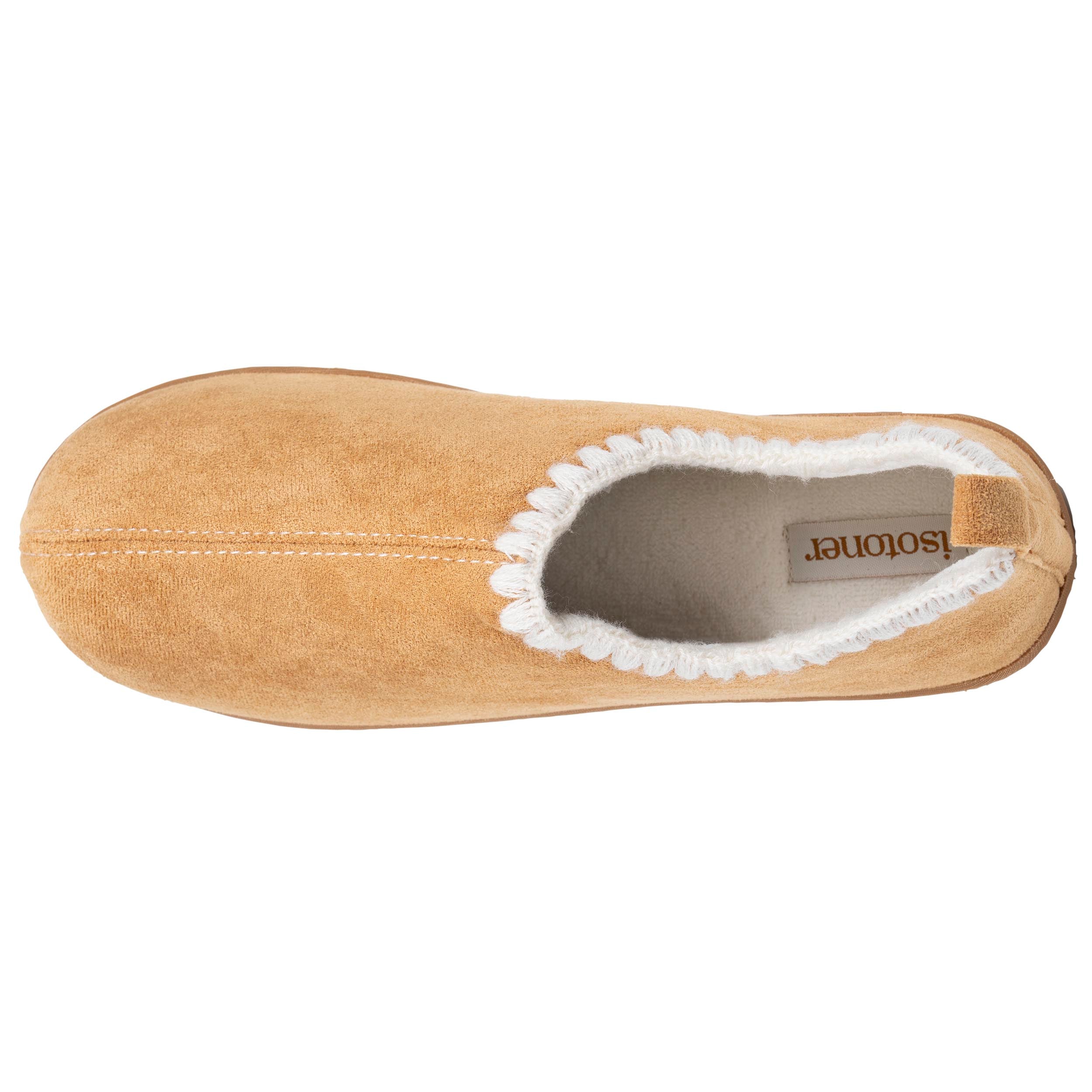 isotoner-bottillons-bas-femme-camel-su-dine image 2
