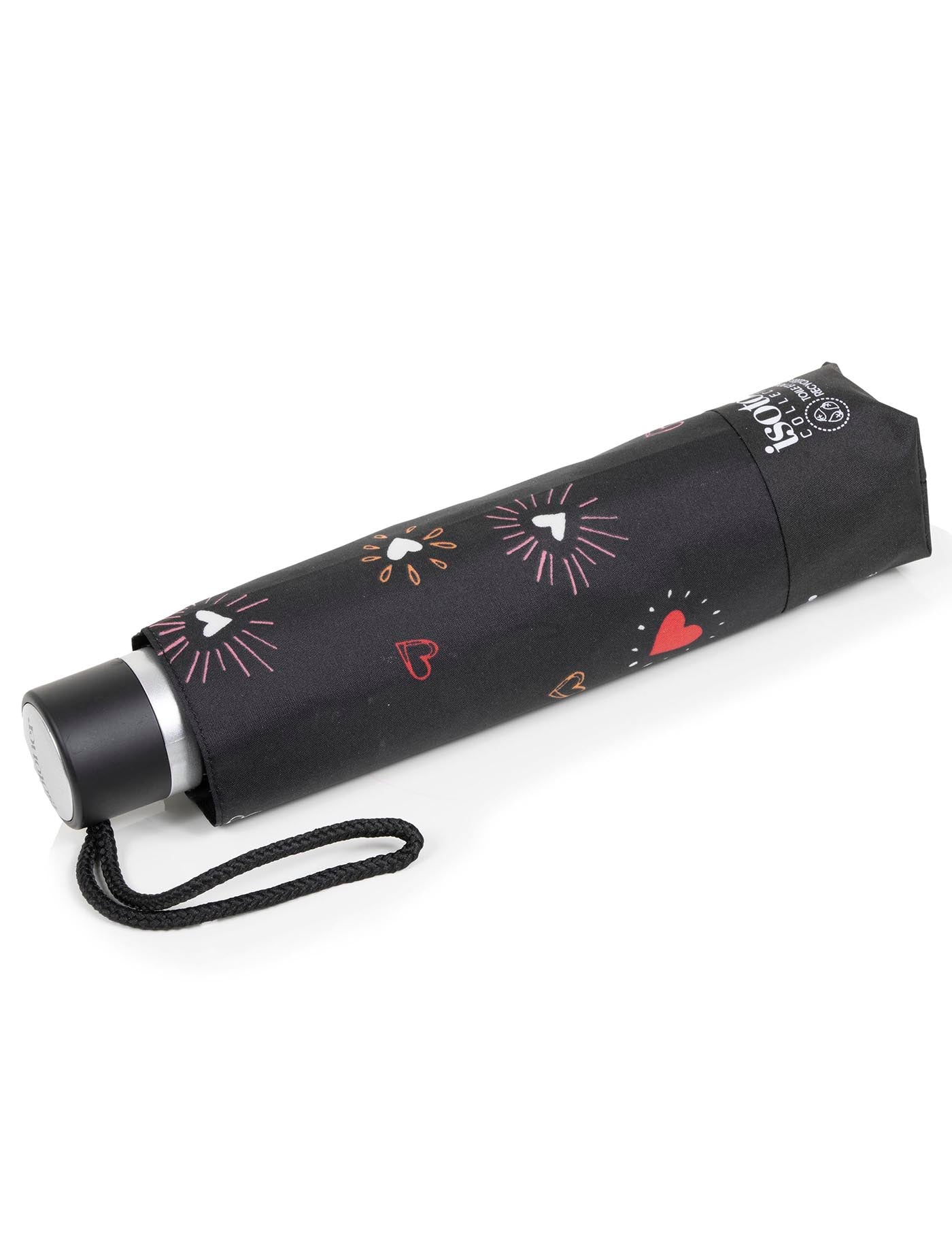 isotoner-parapluie-petit-prix-c-ur-rouge-23-cm image 6