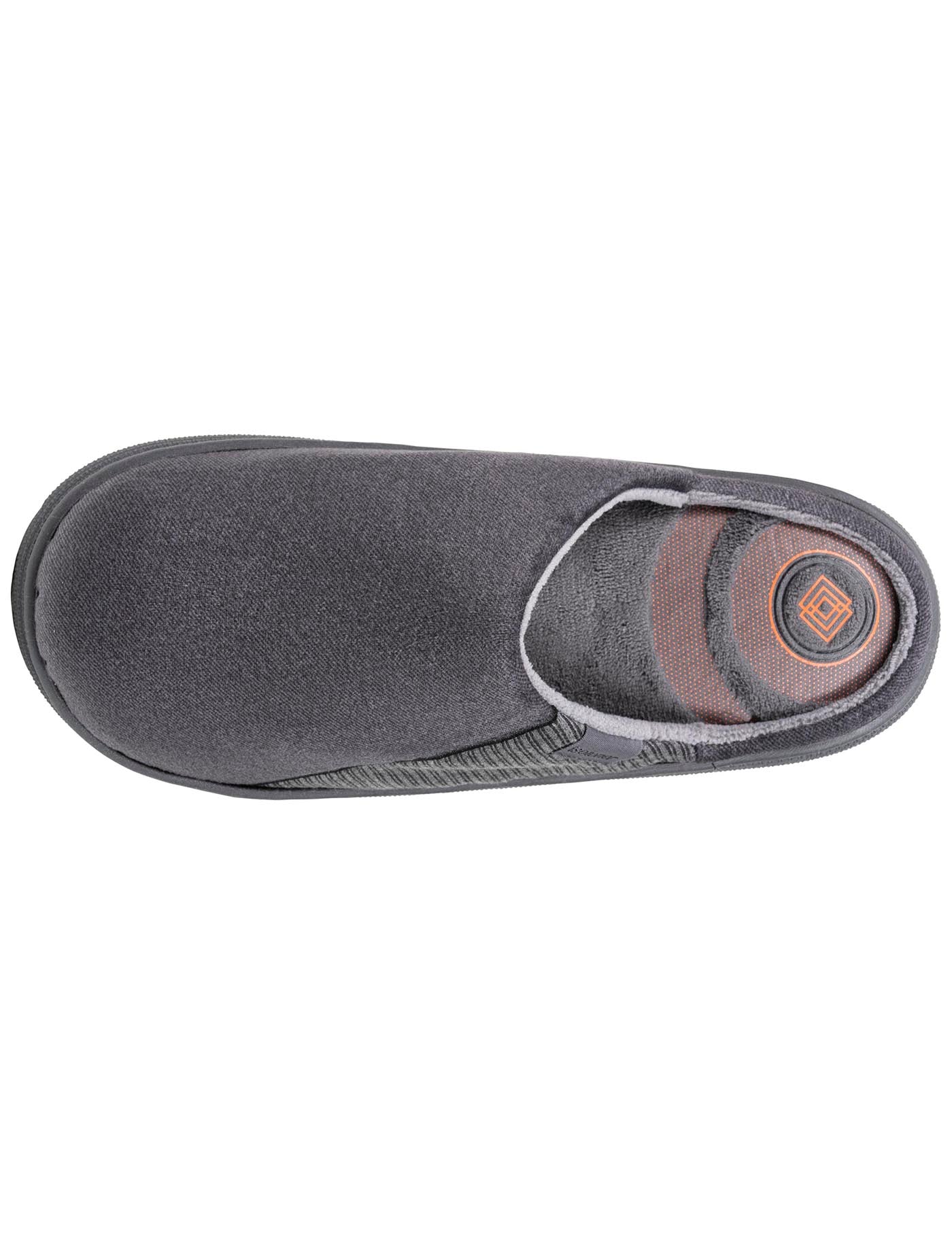 isotoner-chaussons-mules-homme-bloup-gris-chin image 7