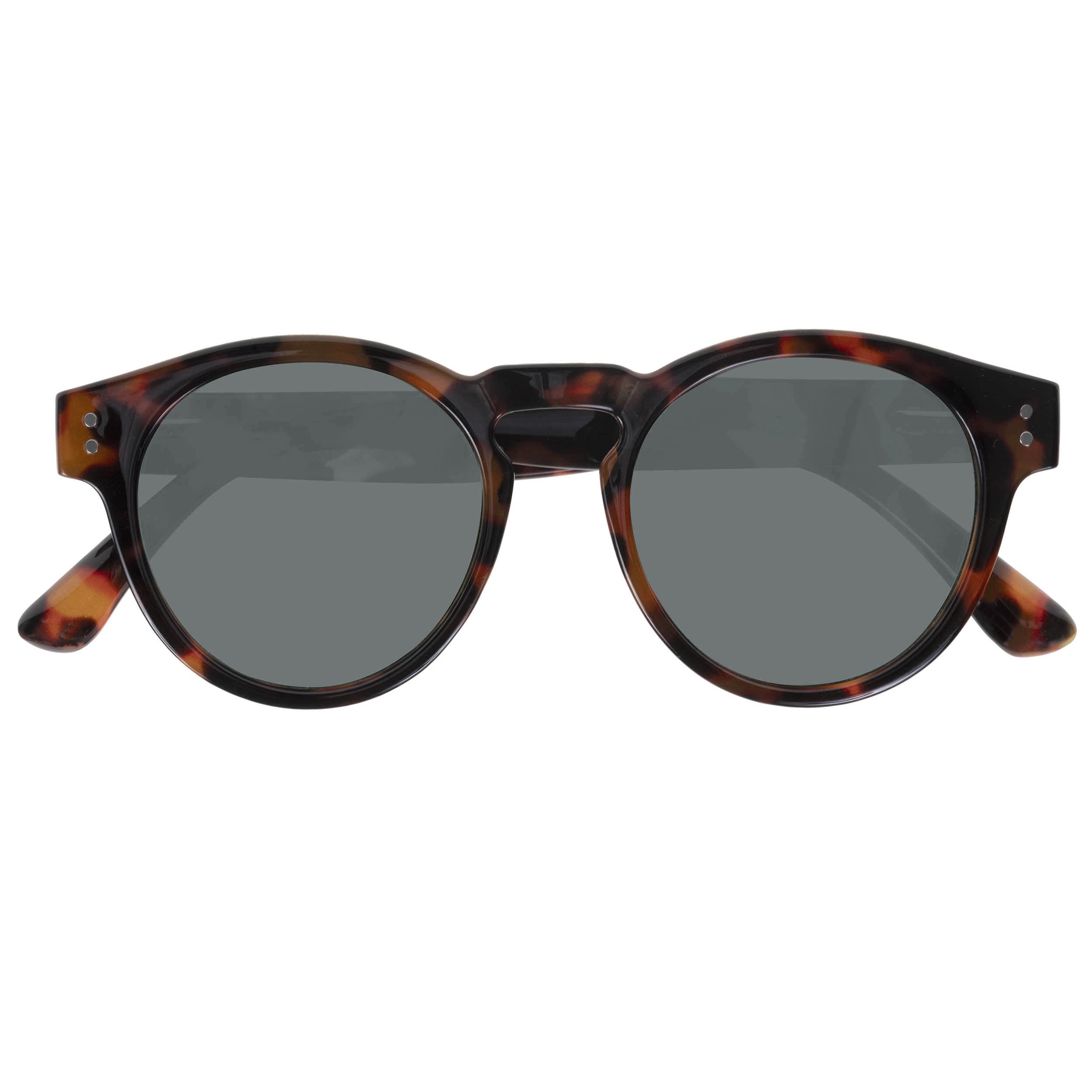 isotoner-lunettes-de-soleil-mixte-ronde-ecaille image 1