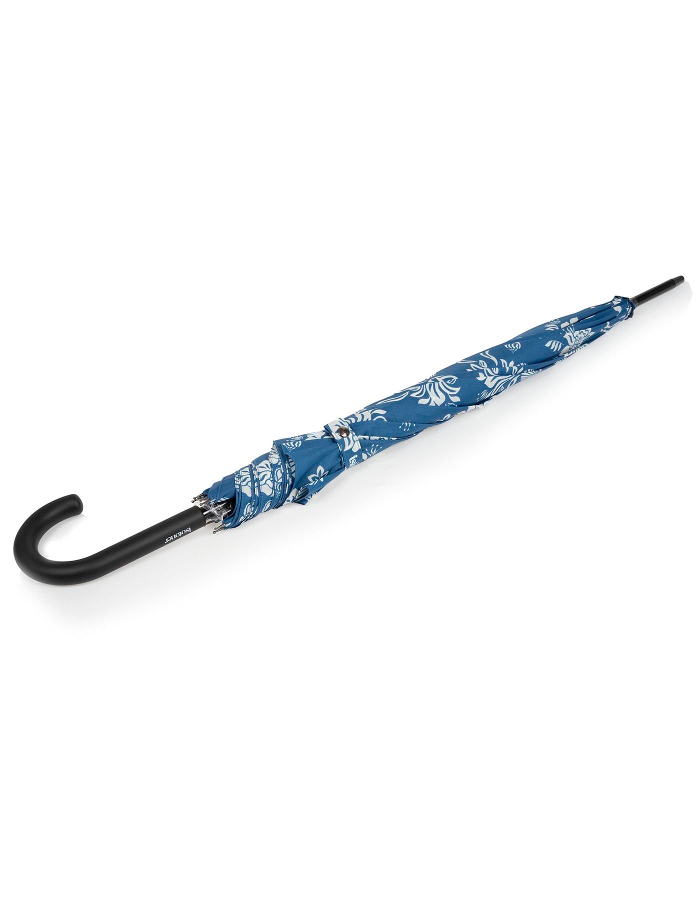 isotoner-parapluie-canne-auto-fleur-coquillage-bleu image 7