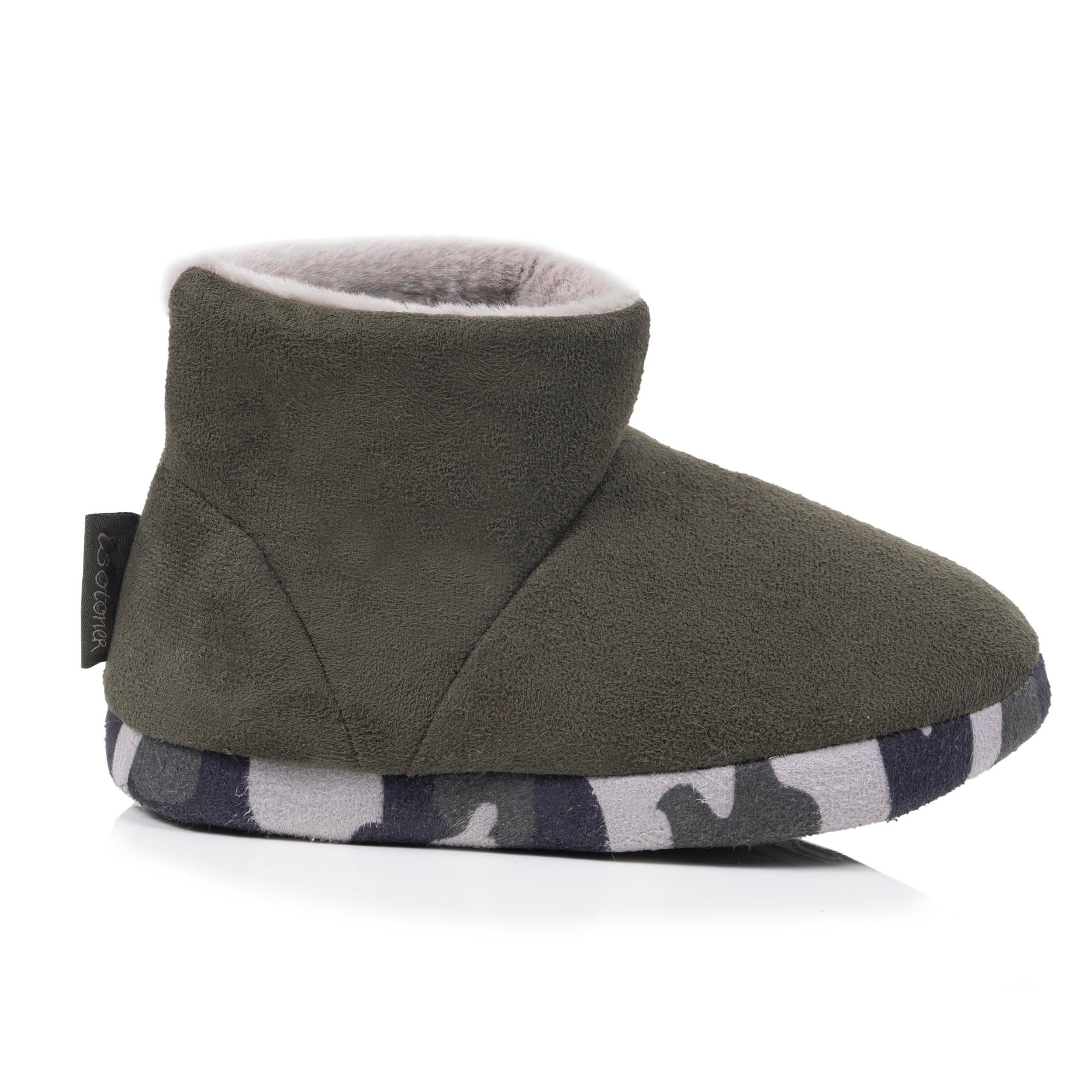 isotoner-chaussons-bottillons-enfant-su-dine-kaki image 8