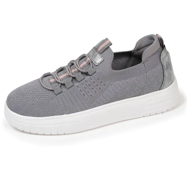 isotoner-baskets-slip-on-plateforme-femme-gris-m-moire-de-forme image 1
