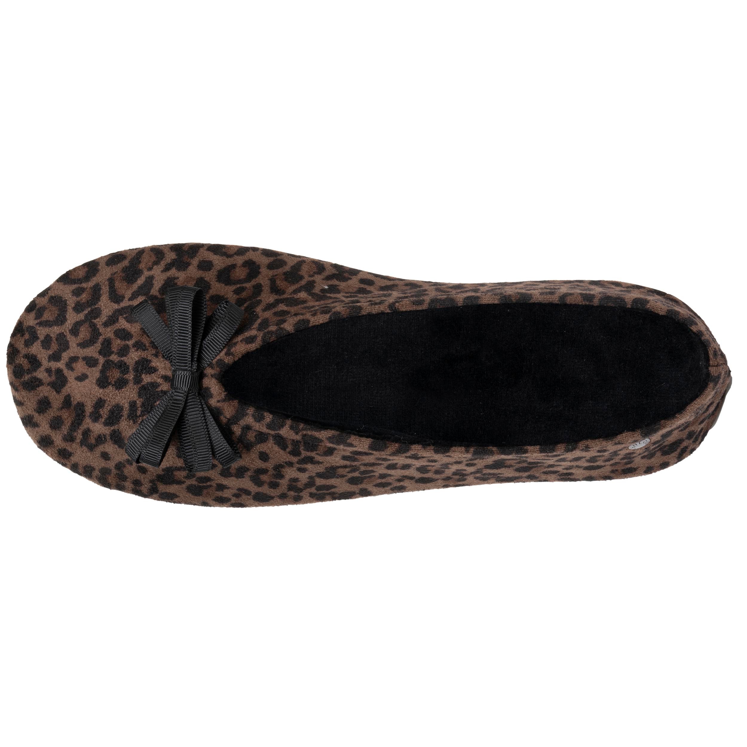 isotoner-chaussons-ballerines-femme-l-opard-premium image 3