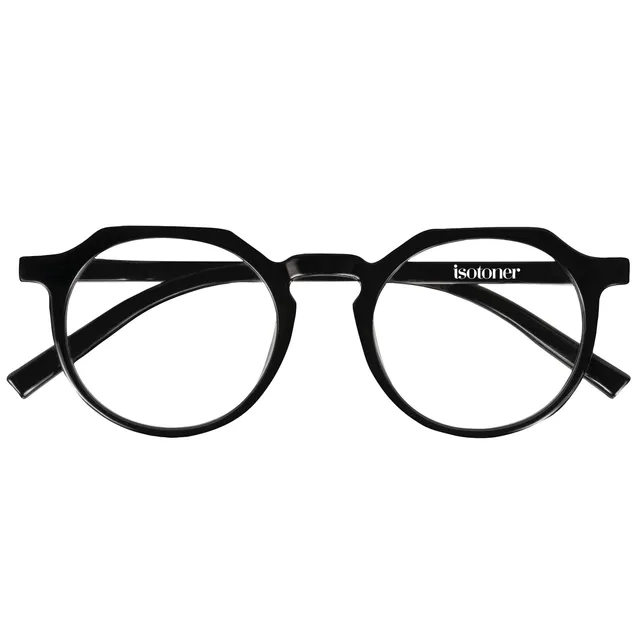 isotoner-loupes-de-lecture-mixtes-hexagonales-noir image 1