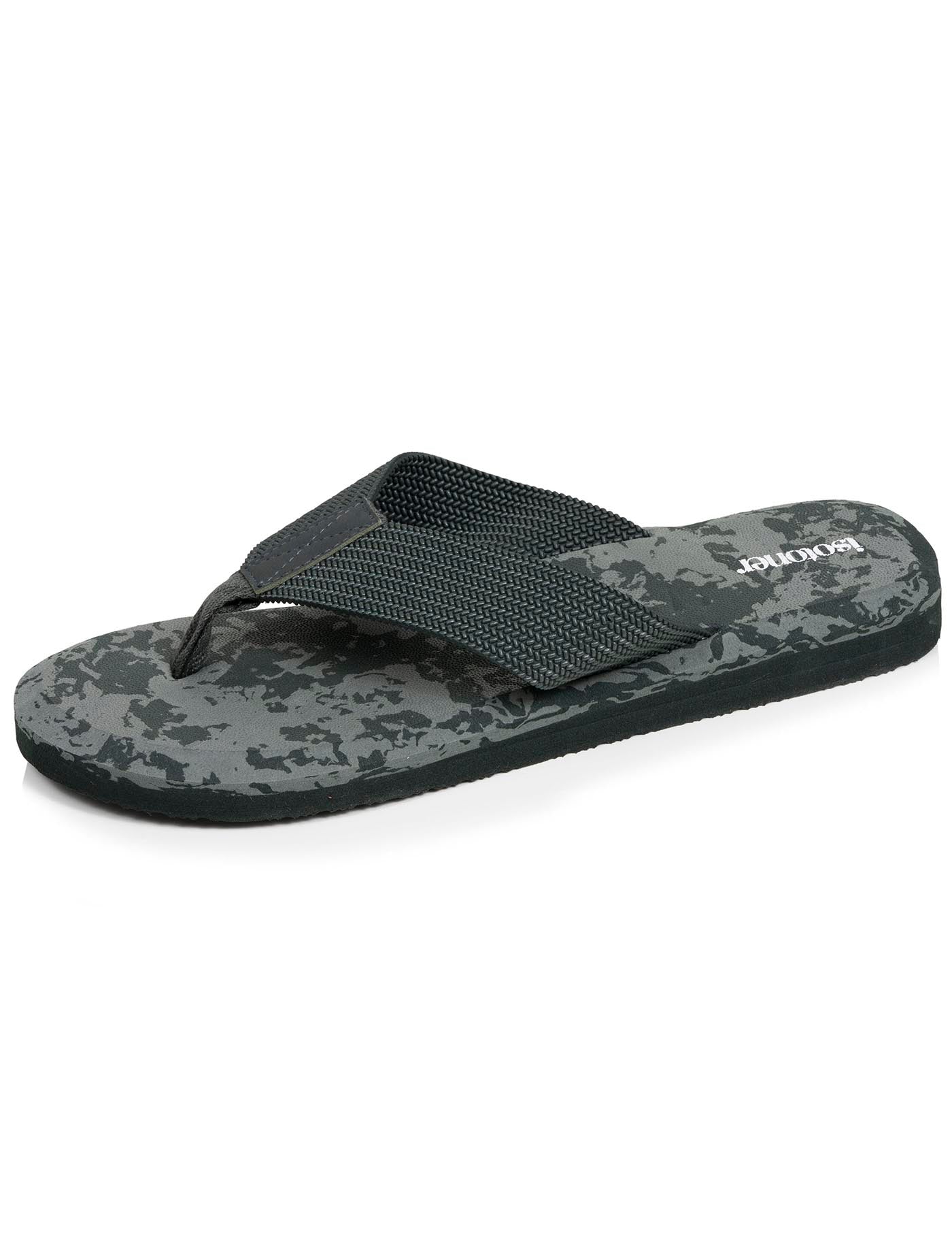 isotoner-tongs-homme-sport-camouflage-kaki-moelleuses image 6