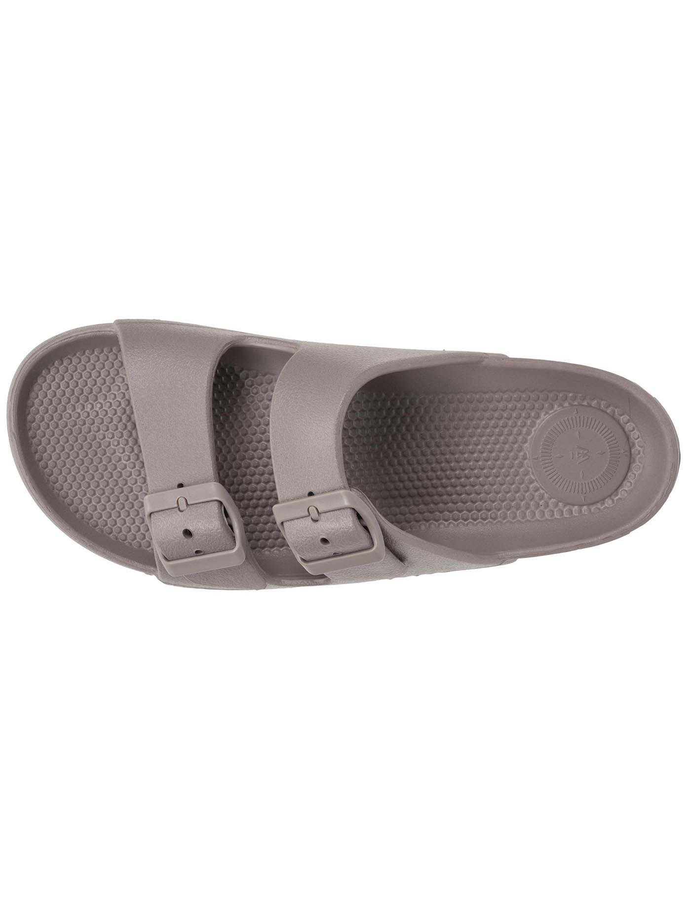 isotoner-mules-claquettes-femme-ajustable-taupe image 6