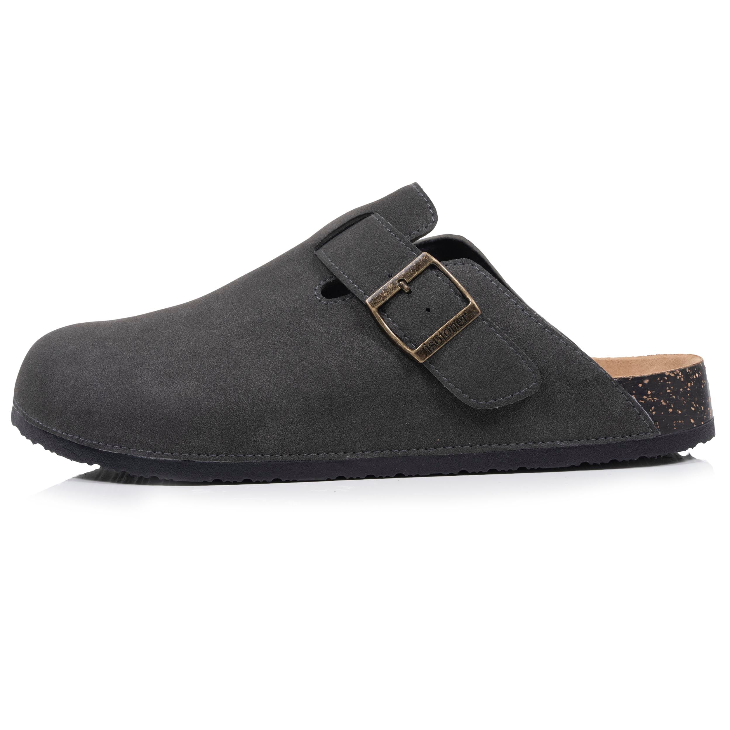 isotoner-mules-sabots-homme-gris-everywear image 3