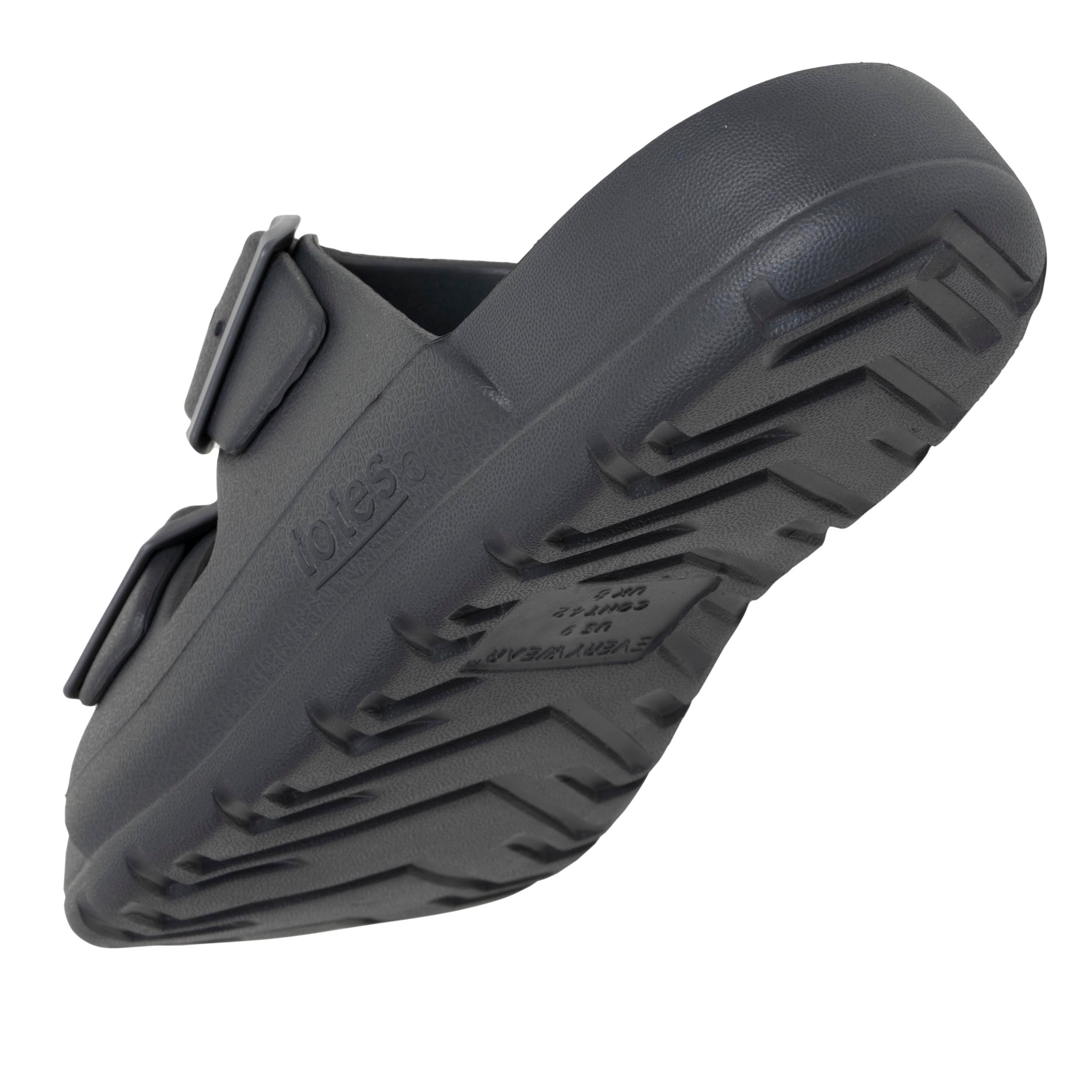 isotoner-mules-claquettes-homme-ajustables-gris image 5