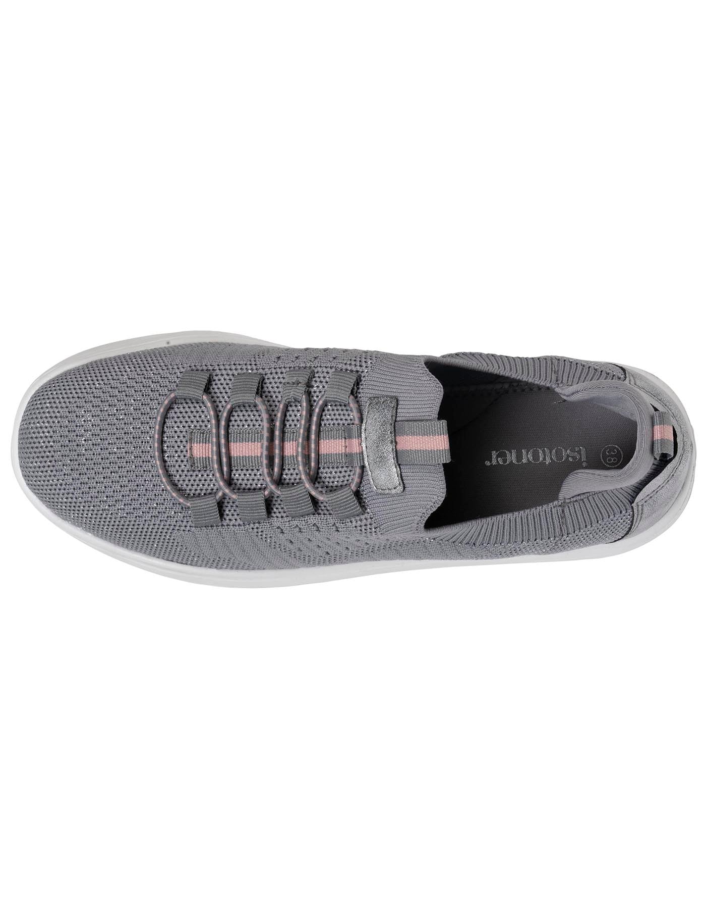 isotoner-baskets-slip-on-plateforme-femme-gris-m-moire-de-forme image 7