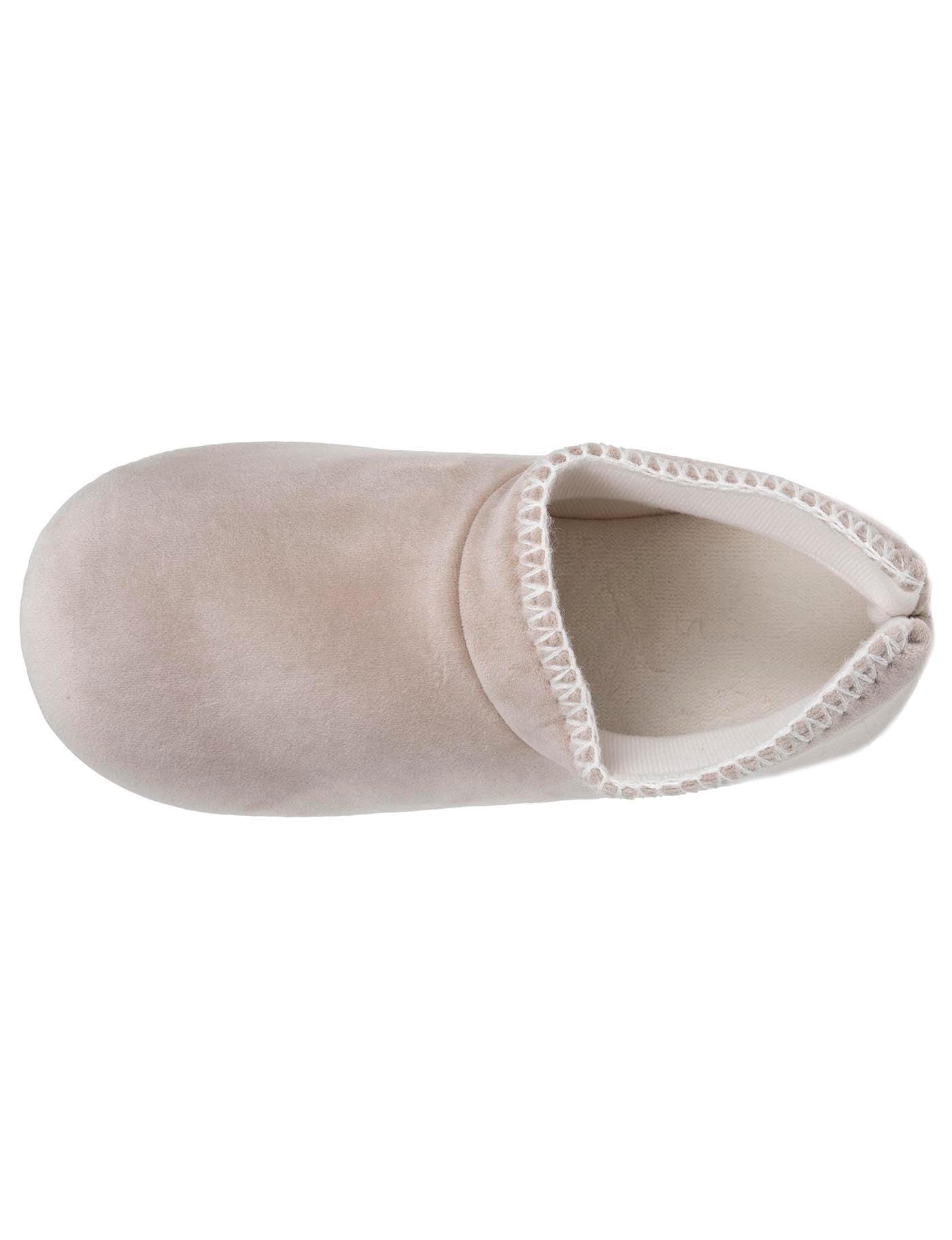 isotoner-chaussons-bottillons-femme-beige-broderie image 7