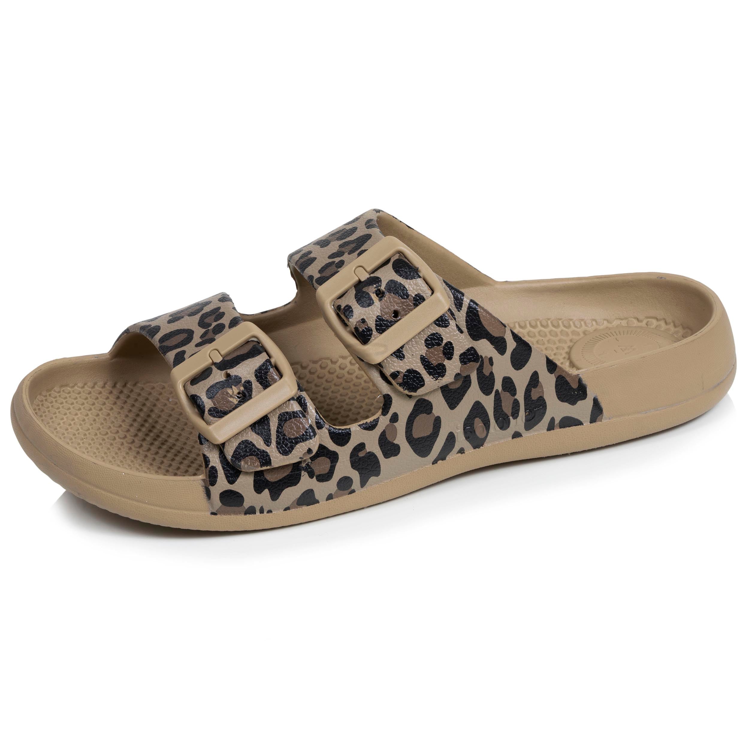 isotoner-mules-claquettes-femme-ajustable-l-opard-everywear image 1