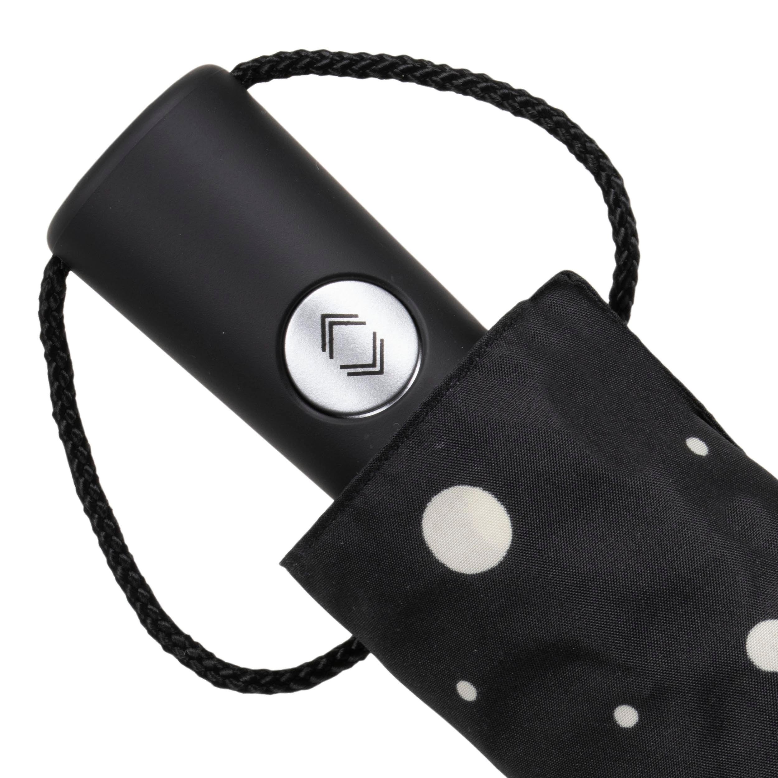 isotoner-parapluie-auto-pois-noir-jaune-ultra-d-perlant image 5