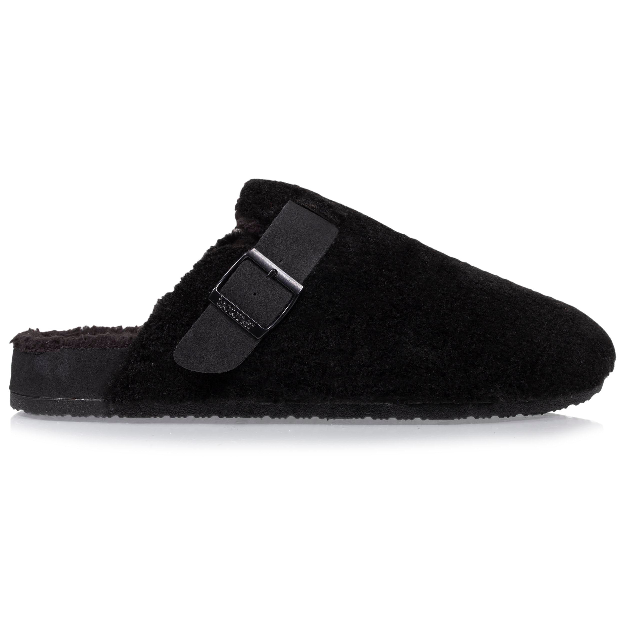 isotoner-chaussons-mules-sabot-homme-noir-sherpa-everywear image 8
