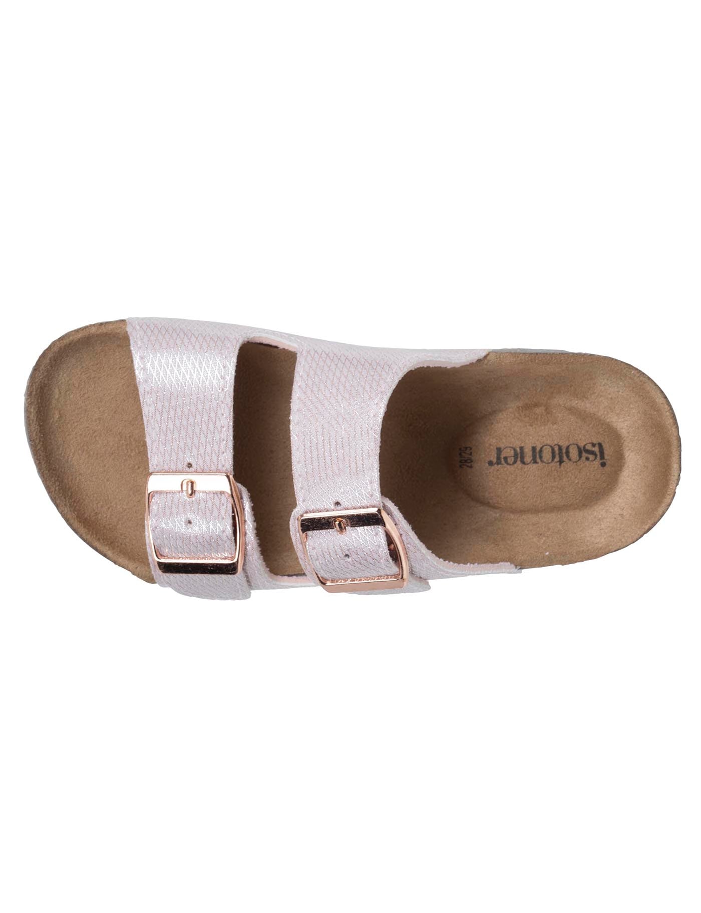 isotoner-mules-sandales-enfant-double-bride-rose image 7