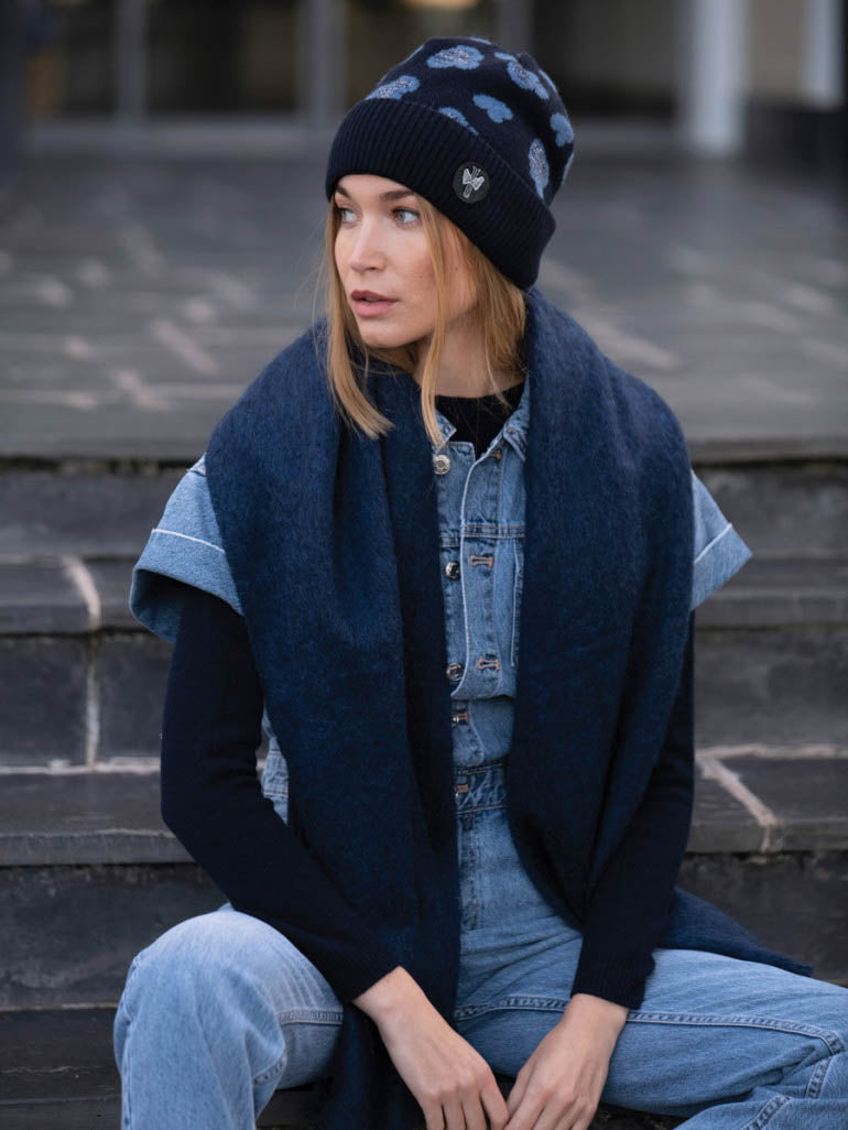 pipolaki-bonnet-ambra-femme-l-opard-cachemire-pompon image 2