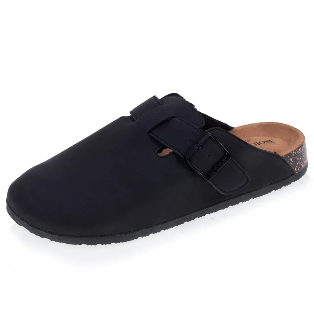 isotoner-sabots-fourr-s-homme-noir-everywear image 1