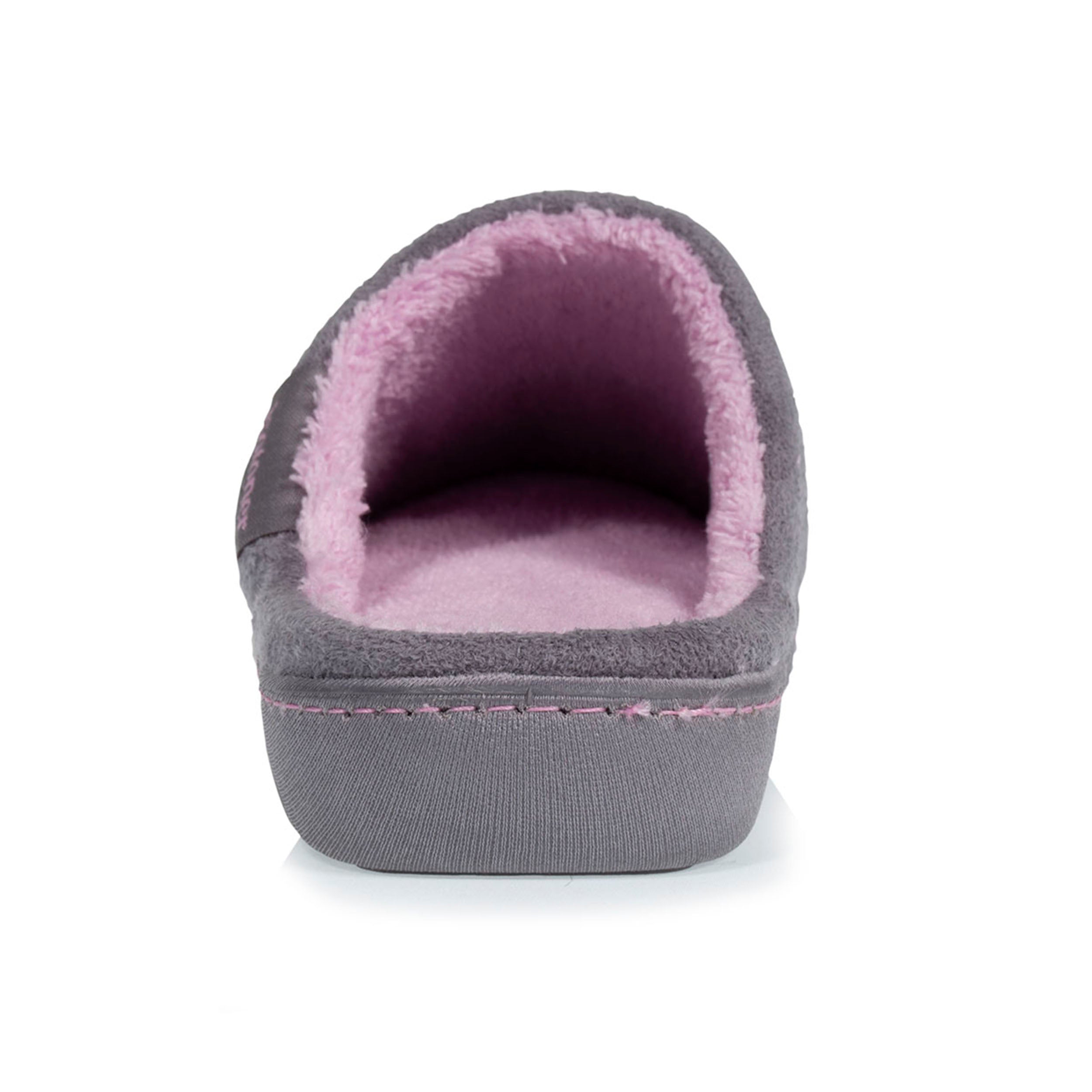 isotoner-chaussons-mules-junior-gris-rose image 5