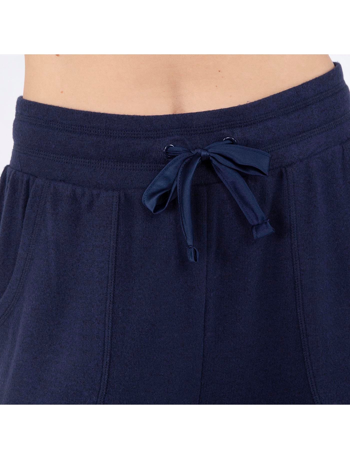 isotoner-pantalon-large-femme-marine-viscose-ecovero image 7