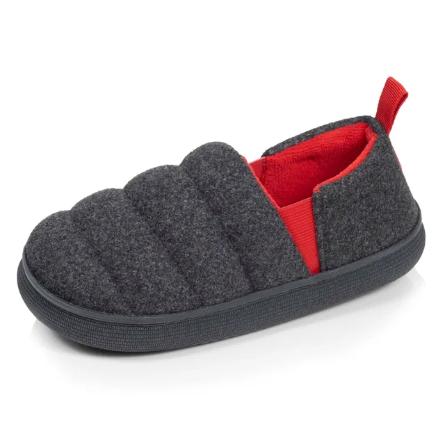 isotoner-chaussons-slippers-junior-bloup-gris image 1