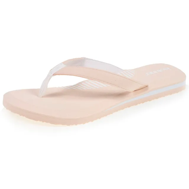 isotoner-yoga-tongs-femme-bicolore-beige-soutien-vo-te image 1