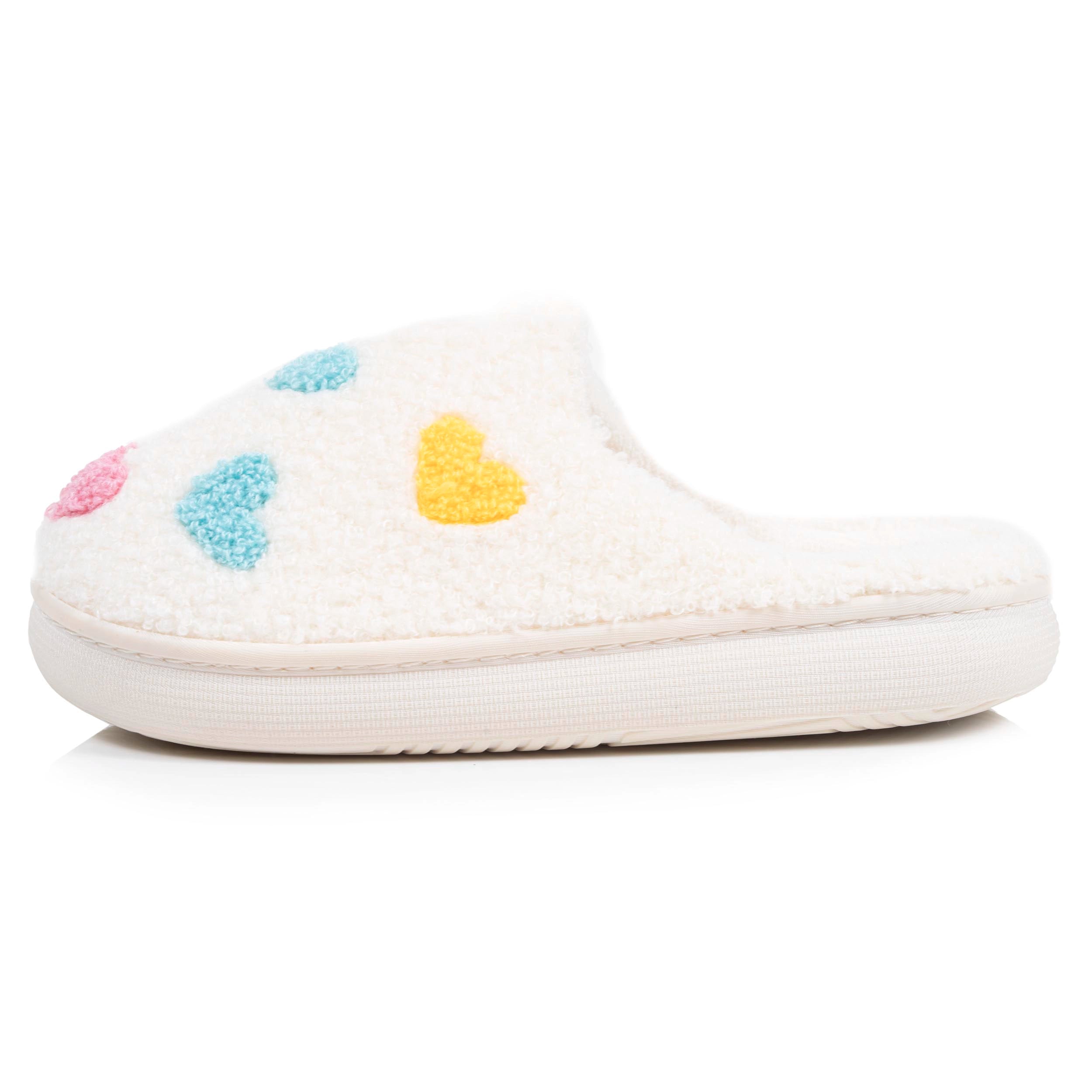 isotoner-chaussons-mules-junior-bloup-ivoire-bouclette-douce image 3