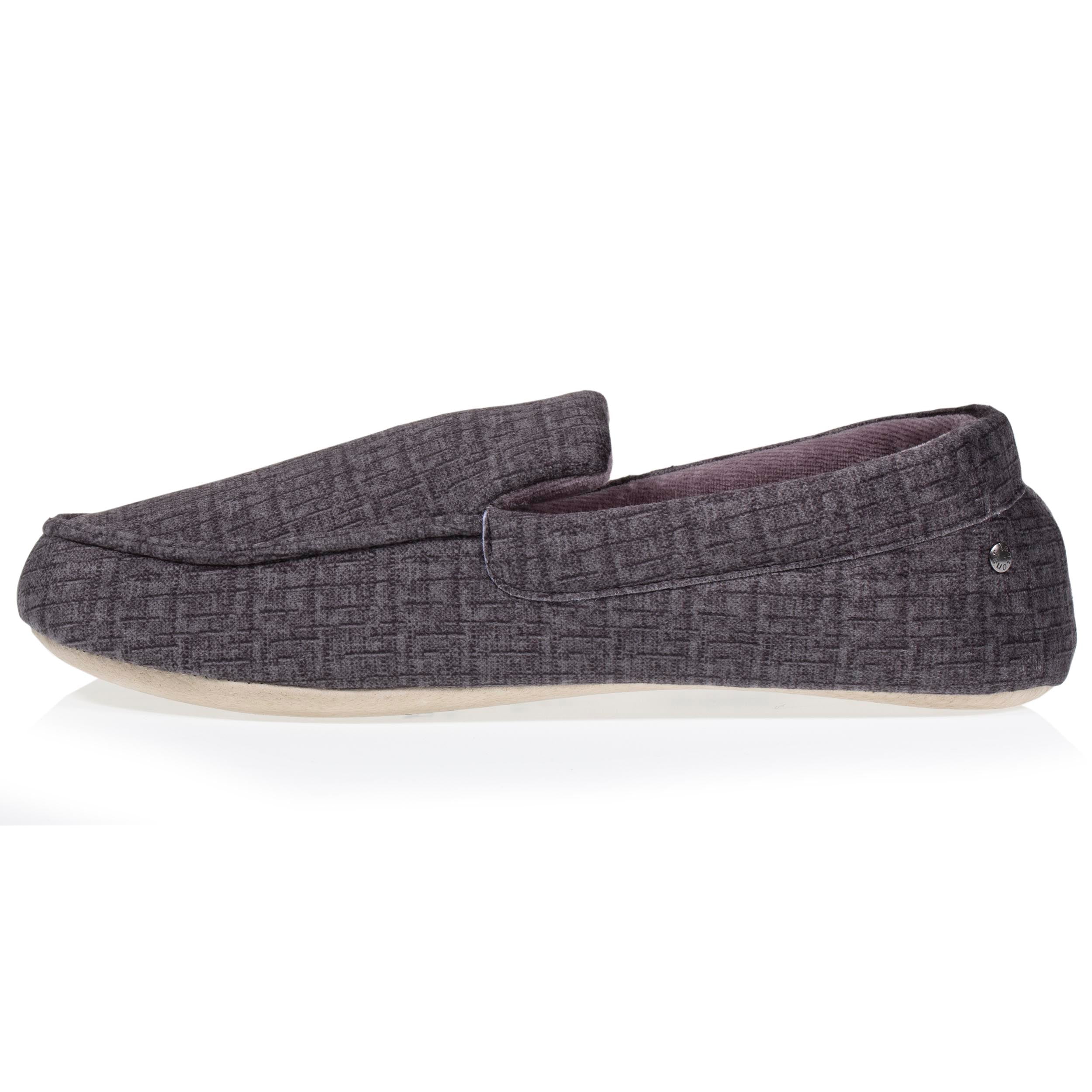 isotoner-chaussons-mocassins-homme-semelle-souple-gris image 4