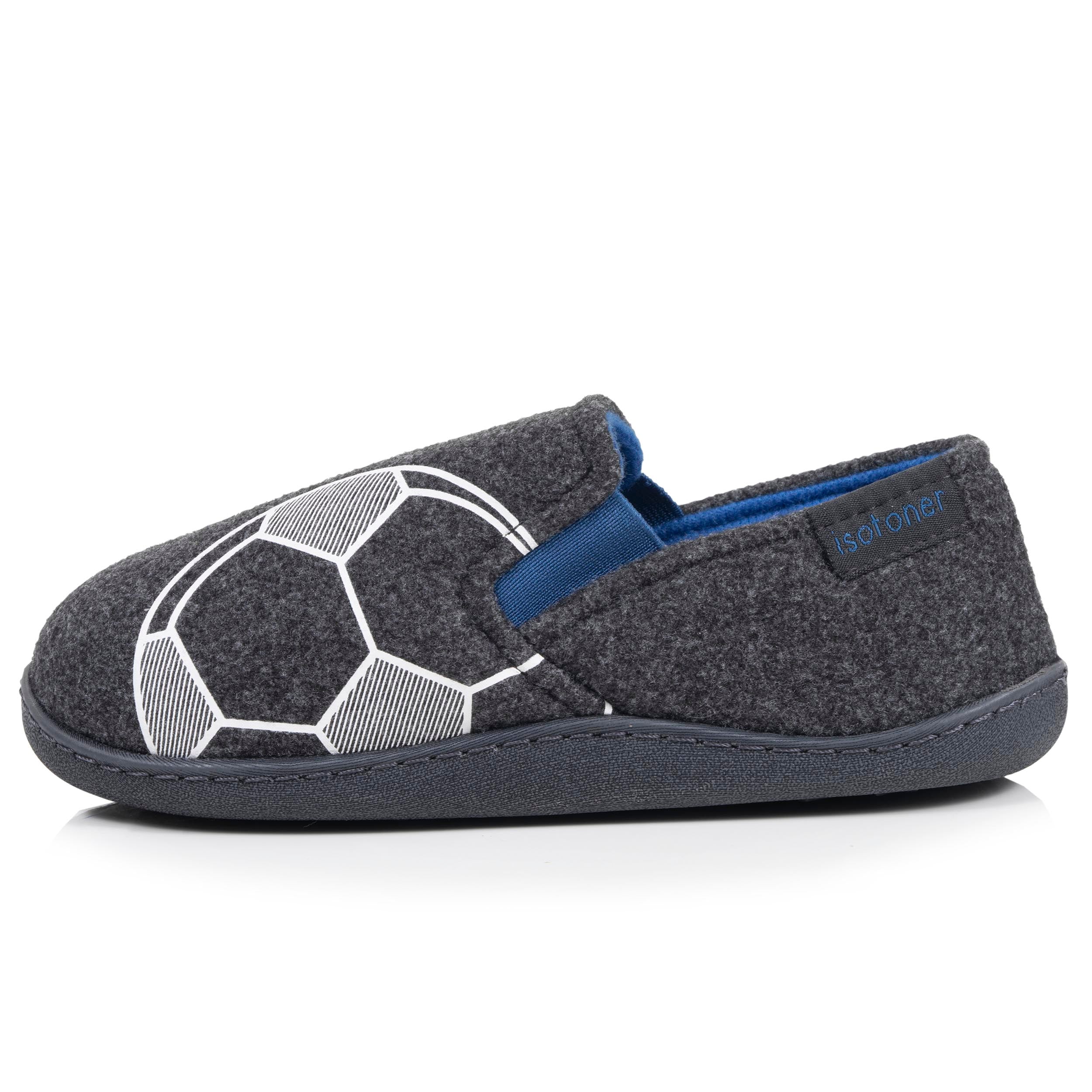 isotoner-chaussons-mocassins-enfant-gris-chin image 3