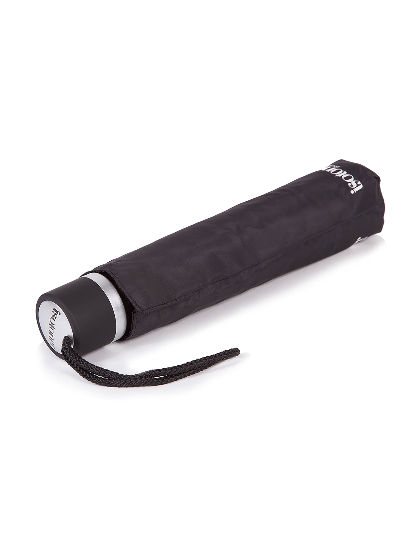 isotoner-parapluie-petit-prix-noir-manuel-8-baleines-recycl image 6