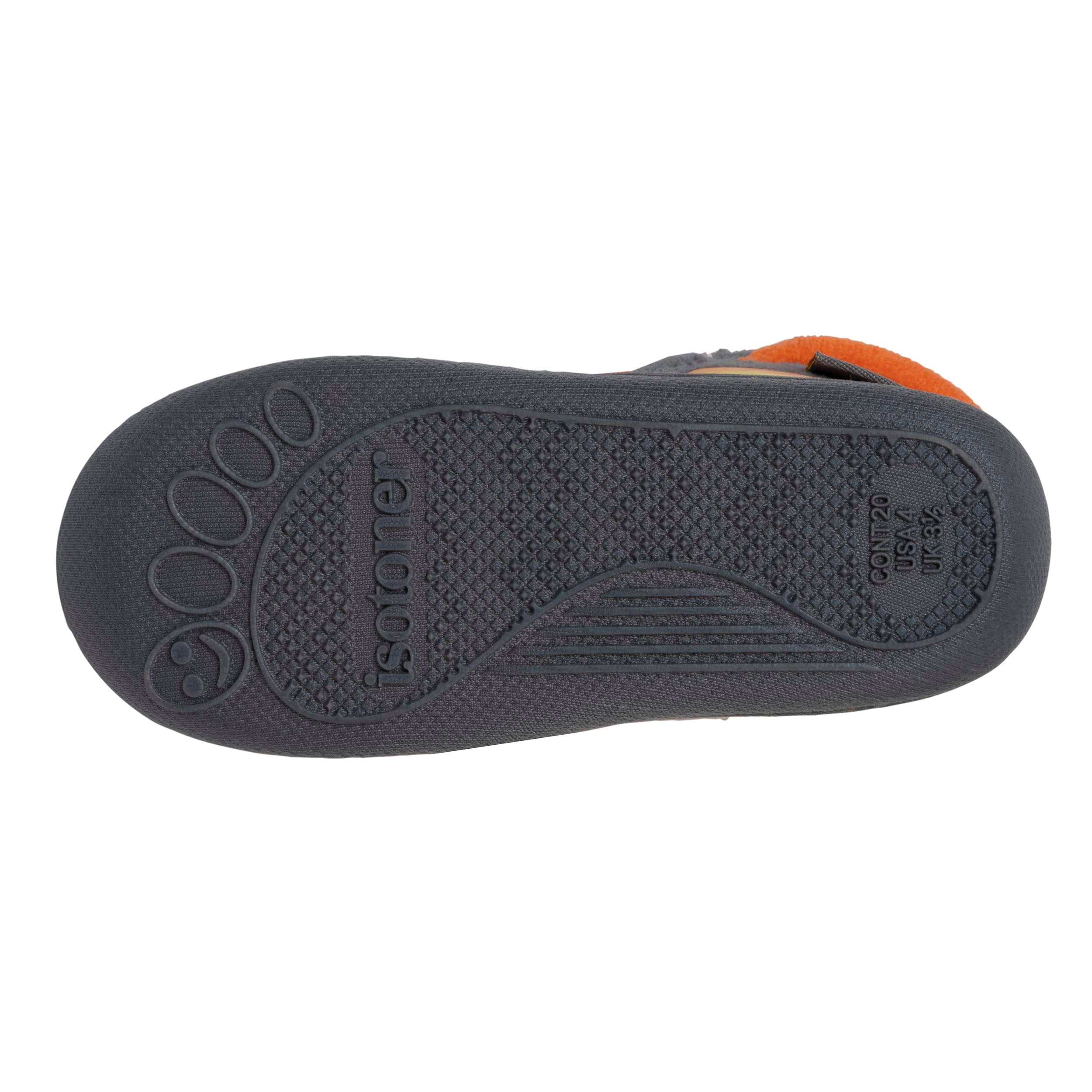isotoner-chaussons-bottillons-zip-enfant-gris-voiture image 4
