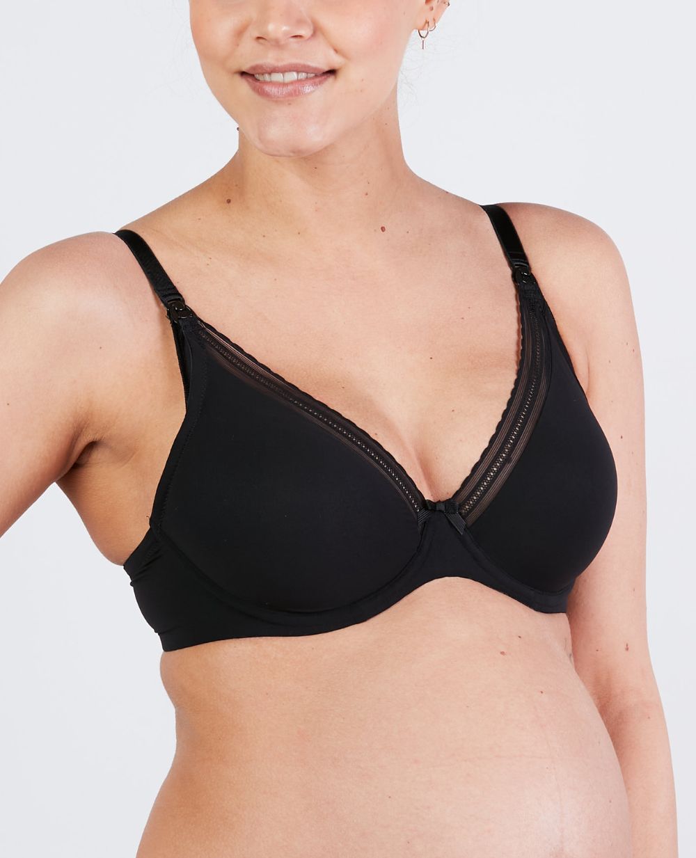 cache-c-ur-milk-soutien-gorge-de-grossesse-et-d-allaitement-armatures-noir image 2
