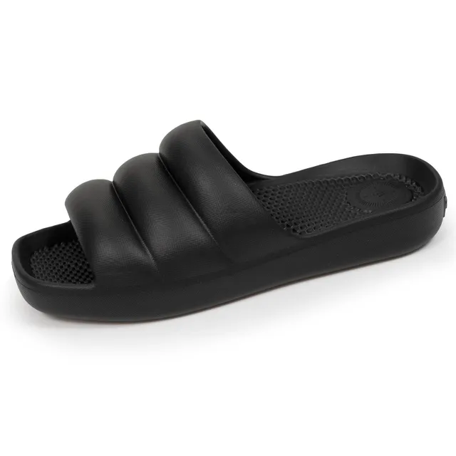 isotoner-mules-claquettes-femme-everywear-noir image 1