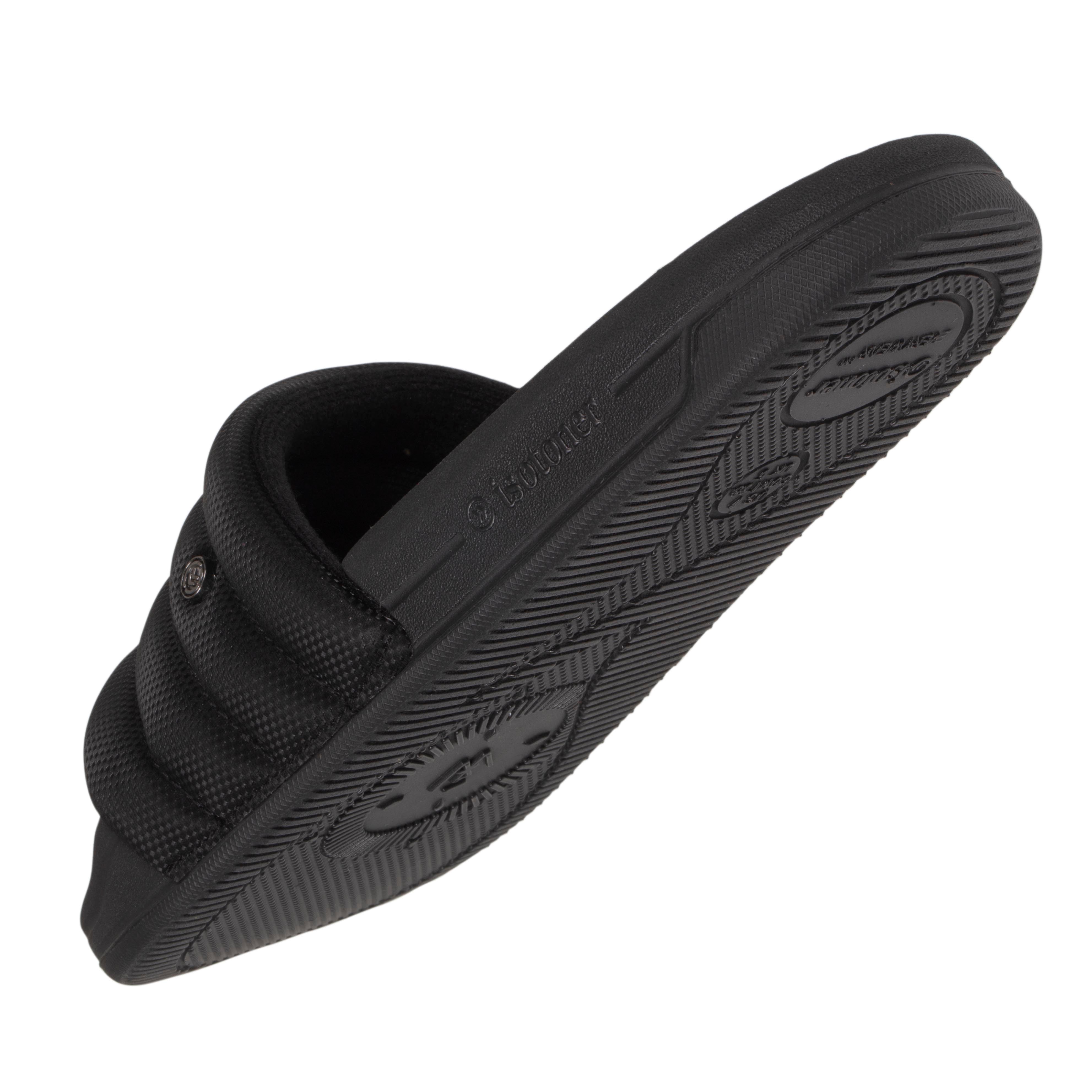 isotoner-mules-claquettes-femme-matelass-noir image 5