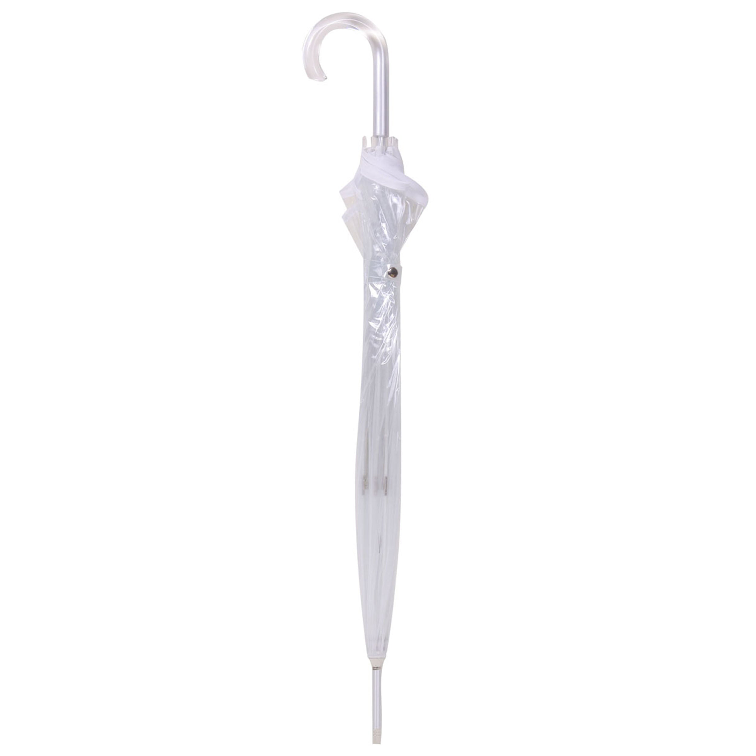 isotoner-parapluie-cloche-transparent-pvc-blanc-94-cm image 5