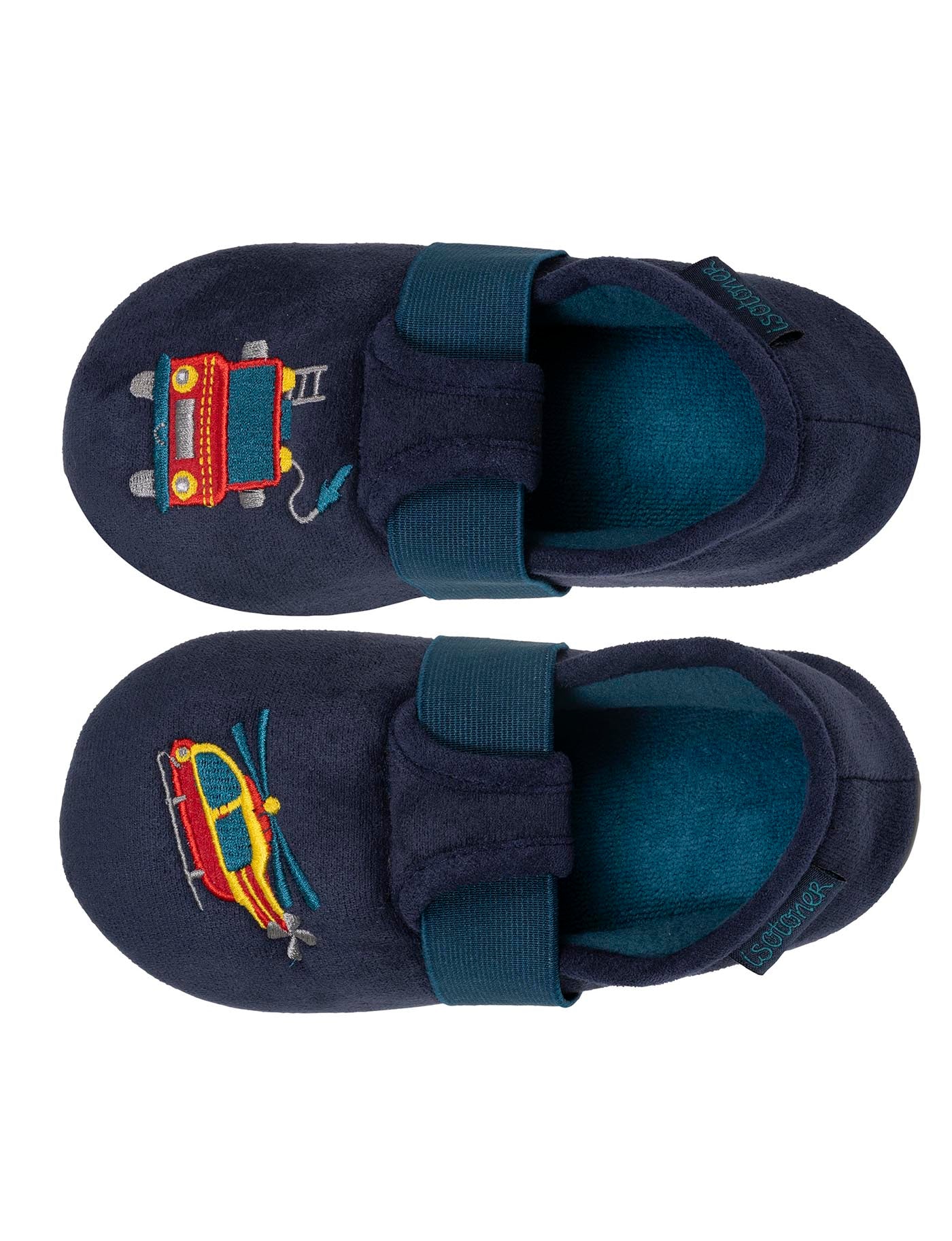 isotoner-chaussons-slippers-gar-on-pompier-marine image 7