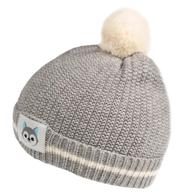 isotoner-bonnet-enfant-2-4-ans-ultra-doux-loup-gris image 1