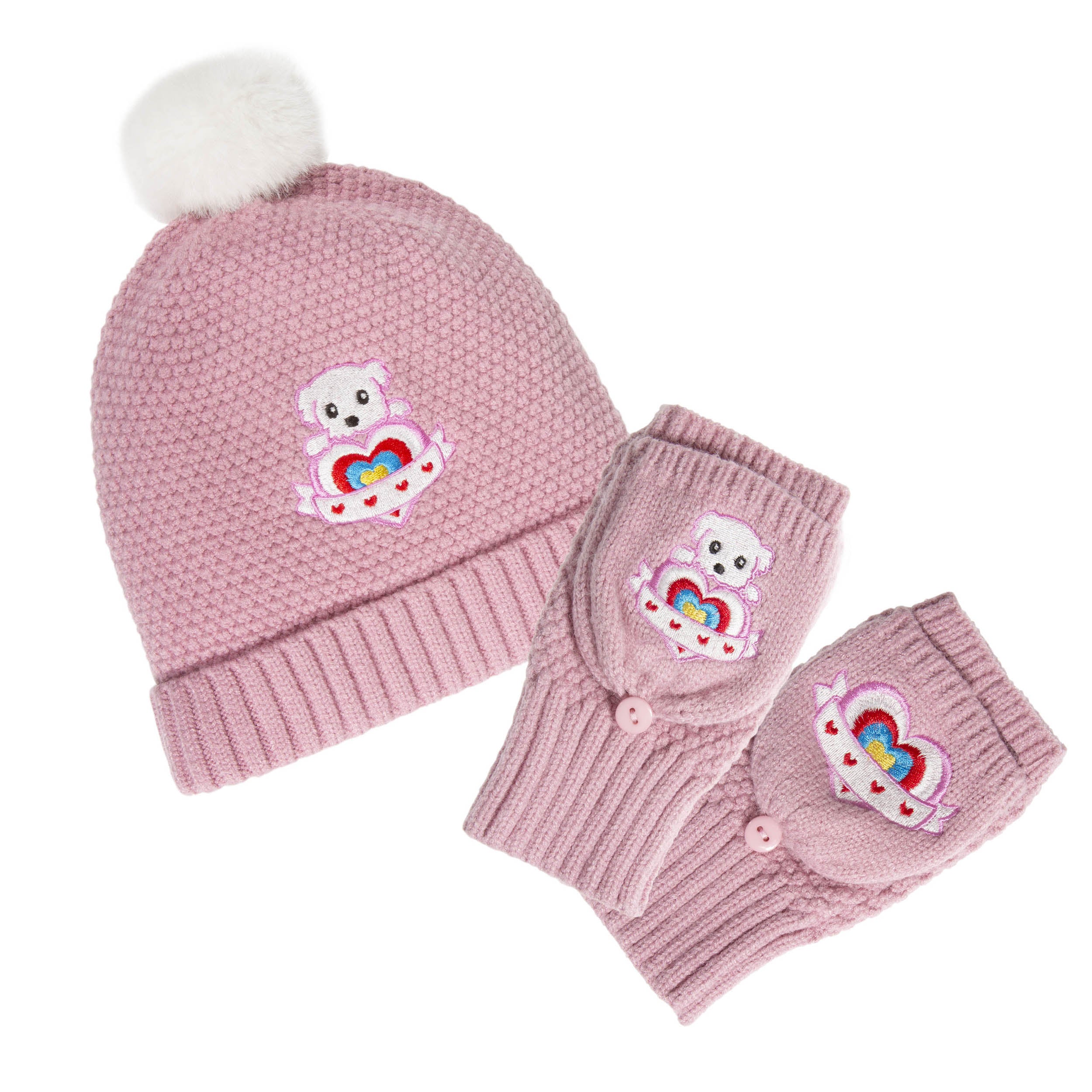 isotoner-bonnet-enfant-6-8-ans-ultra-doux-rose image 2