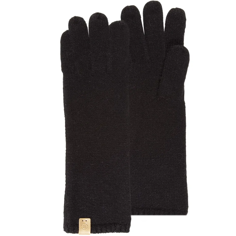isotoner-gants-longs-femme-maille-ultra-doux-noir image 1