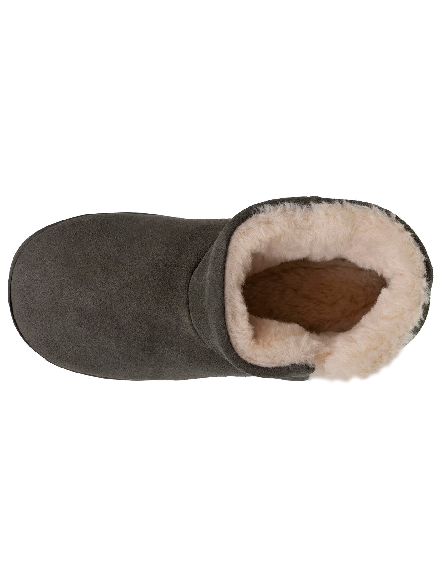 isotoner-chaussons-bottillons-cuir-femme-kaki image 7