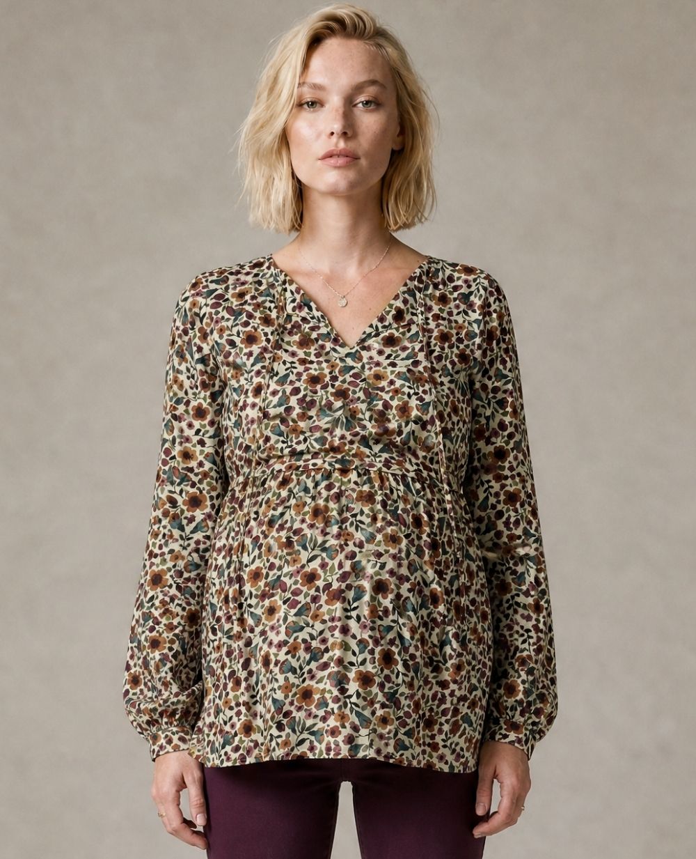 cache-c-ur-blouse-grossesse-et-allaitement-tess-multicolore image 1
