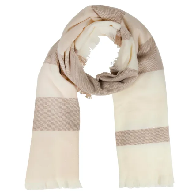 isotoner-charpe-plaid-femme-ultra-doux-cr-me-200-cm image 1