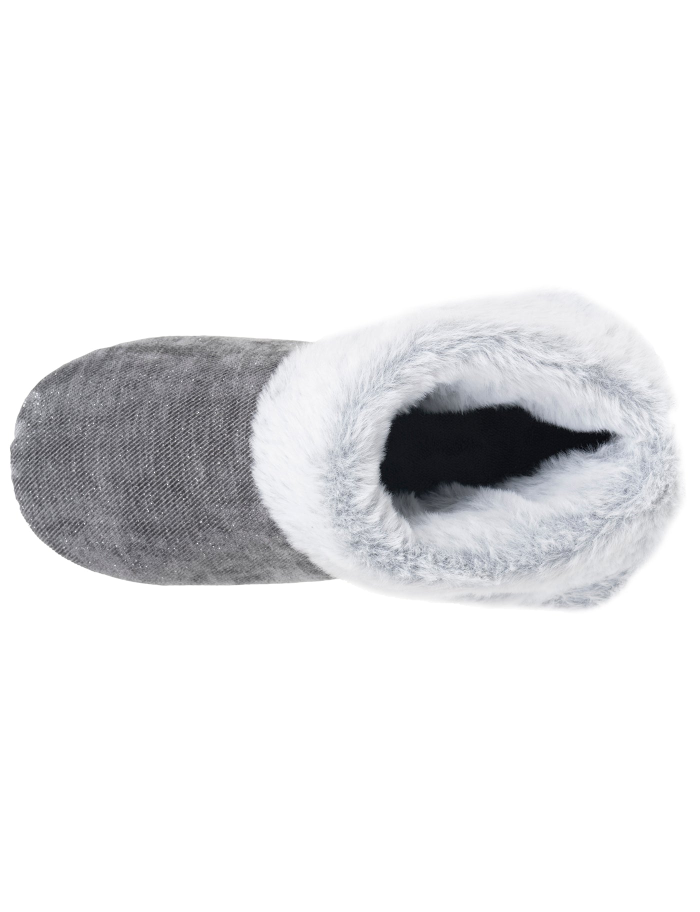 isotoner-chaussons-bottillons-femme-paillet-gris-fonc image 7